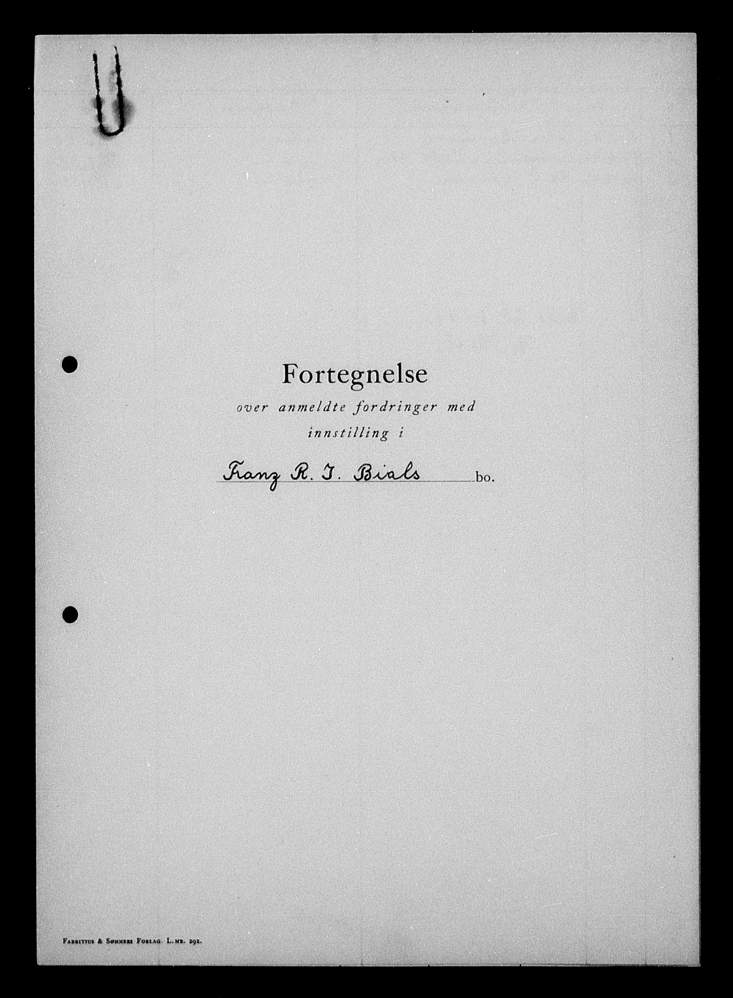 Justisdepartementet, Tilbakeføringskontoret for inndratte formuer, AV/RA-S-1564/H/Hc/Hcc/L0924: --, 1945-1947, p. 63