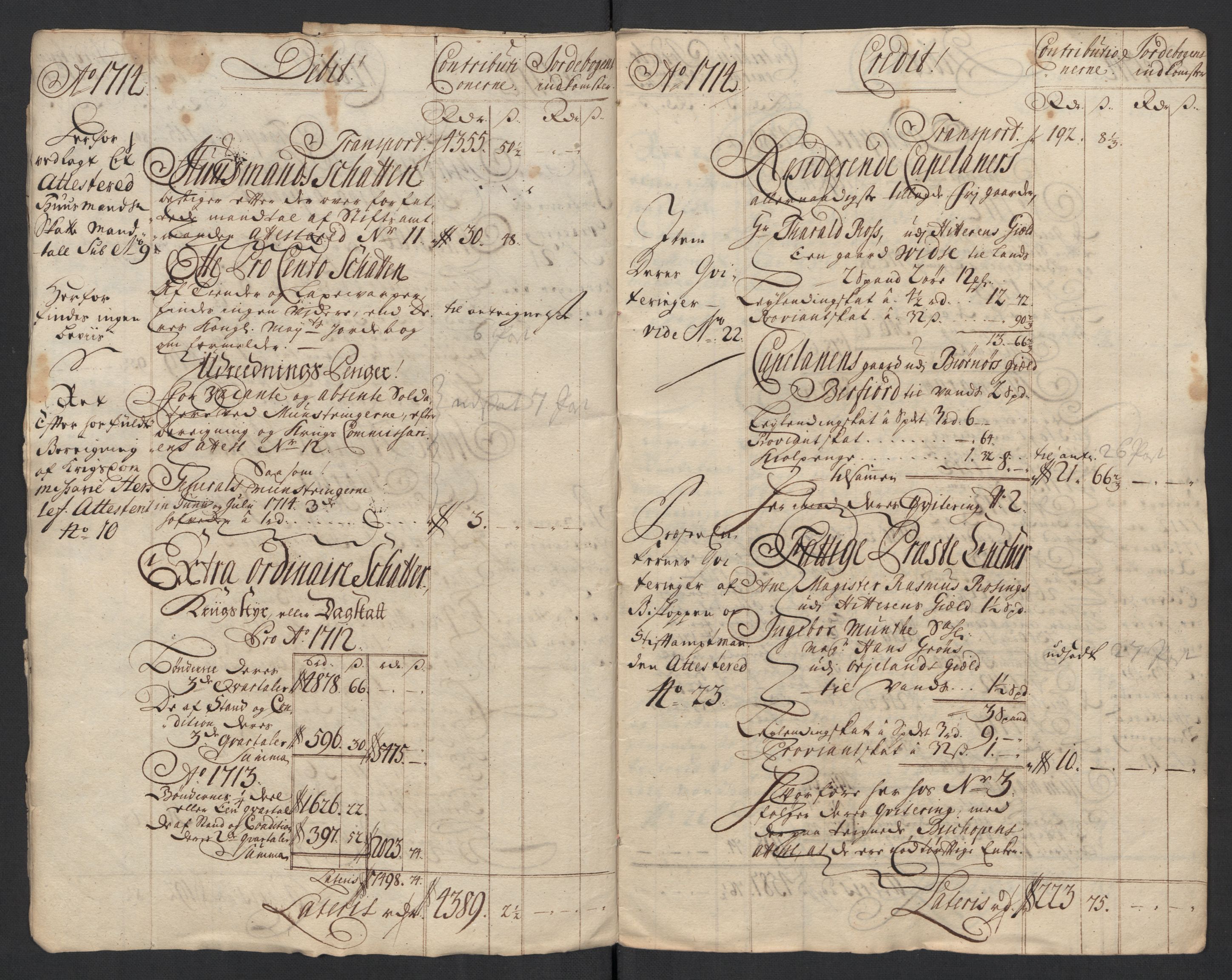 Rentekammeret inntil 1814, Reviderte regnskaper, Fogderegnskap, AV/RA-EA-4092/R57/L3862: Fogderegnskap Fosen, 1714, p. 9