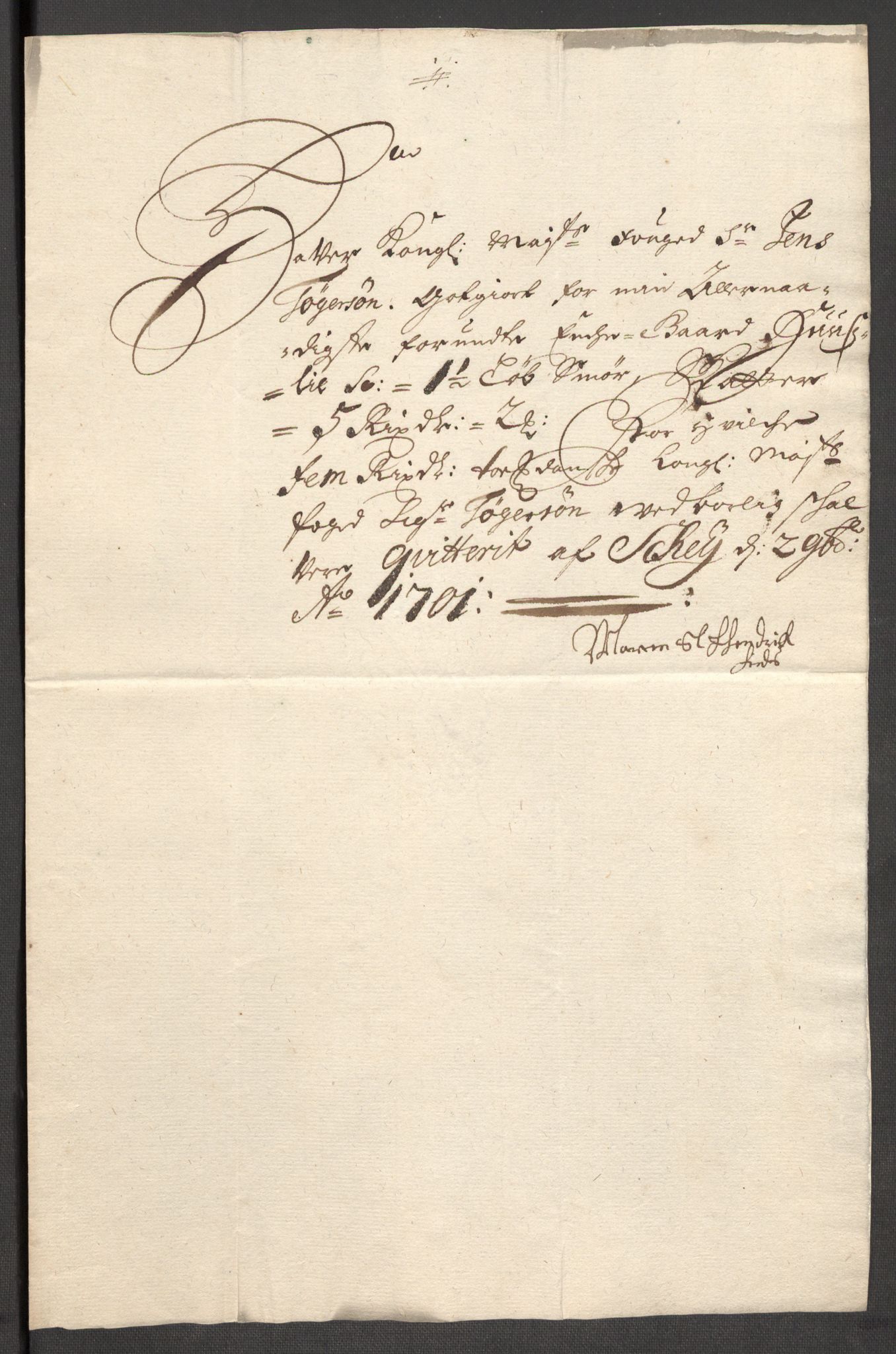 Rentekammeret inntil 1814, Reviderte regnskaper, Fogderegnskap, AV/RA-EA-4092/R53/L3425: Fogderegnskap Sunn- og Nordfjord, 1700-1701, p. 456