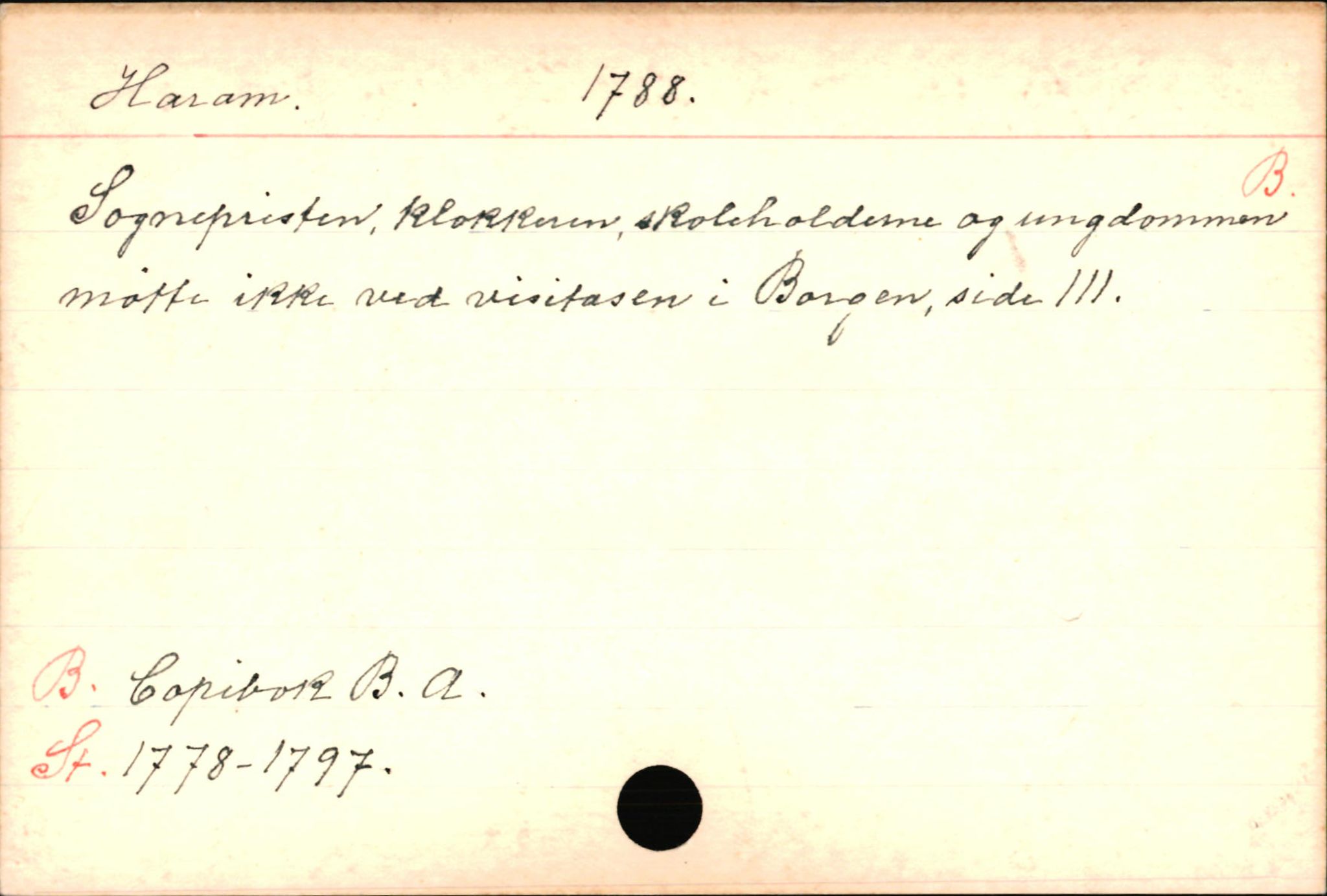 Haugen, Johannes - lærer, AV/SAB-SAB/PA-0036/01/L0001: Om klokkere og lærere, 1521-1904, p. 11350