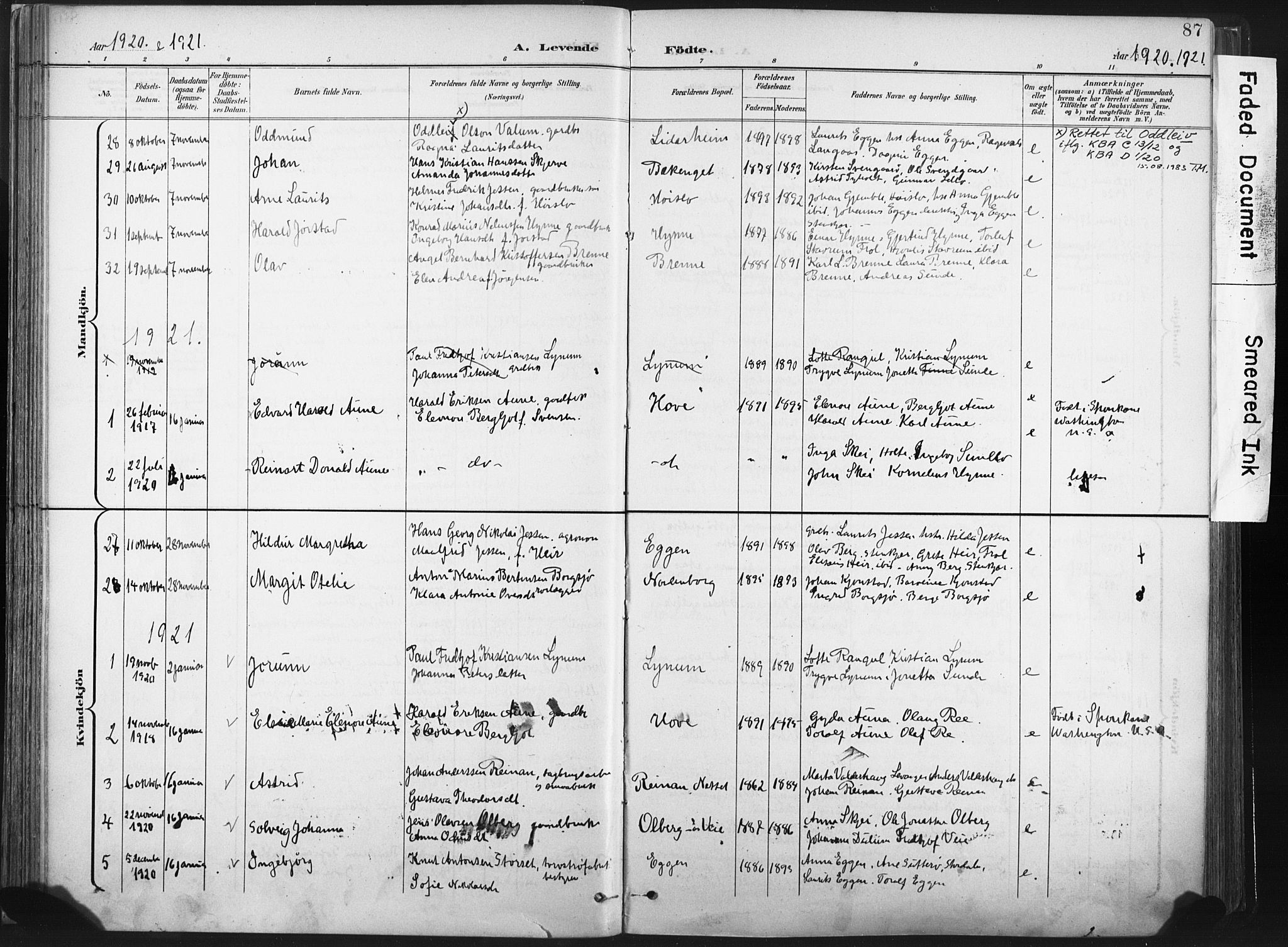 Ministerialprotokoller, klokkerbøker og fødselsregistre - Nord-Trøndelag, SAT/A-1458/717/L0162: Parish register (official) no. 717A12, 1898-1923, p. 87