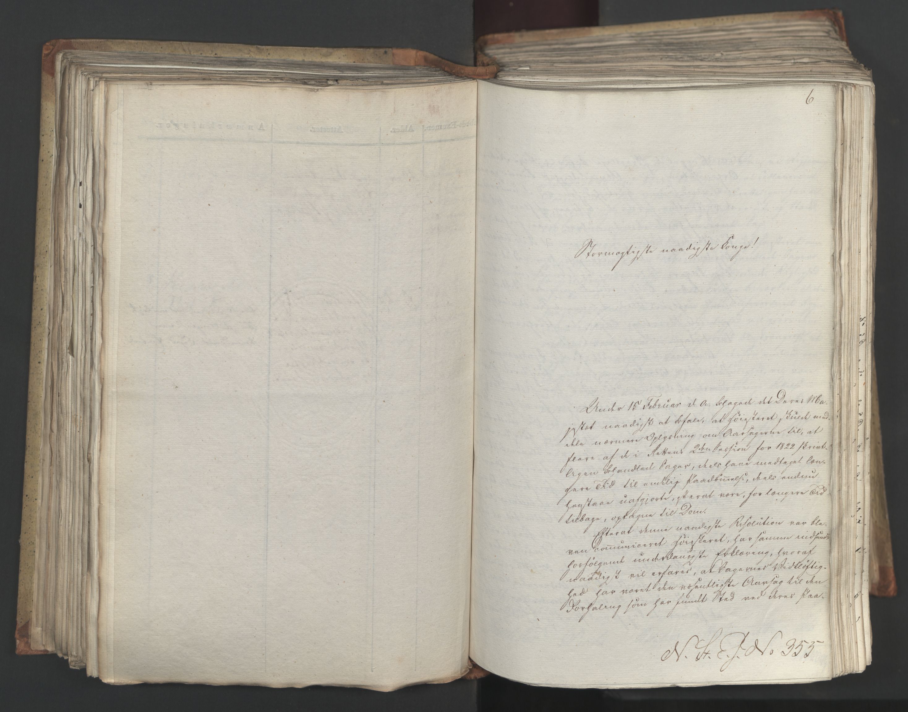 Statsrådsavdelingen i Stockholm, RA/S-1003/D/Da/L0034: Regjeringsinnstillinger nr. 275-540, 1823, p. 237