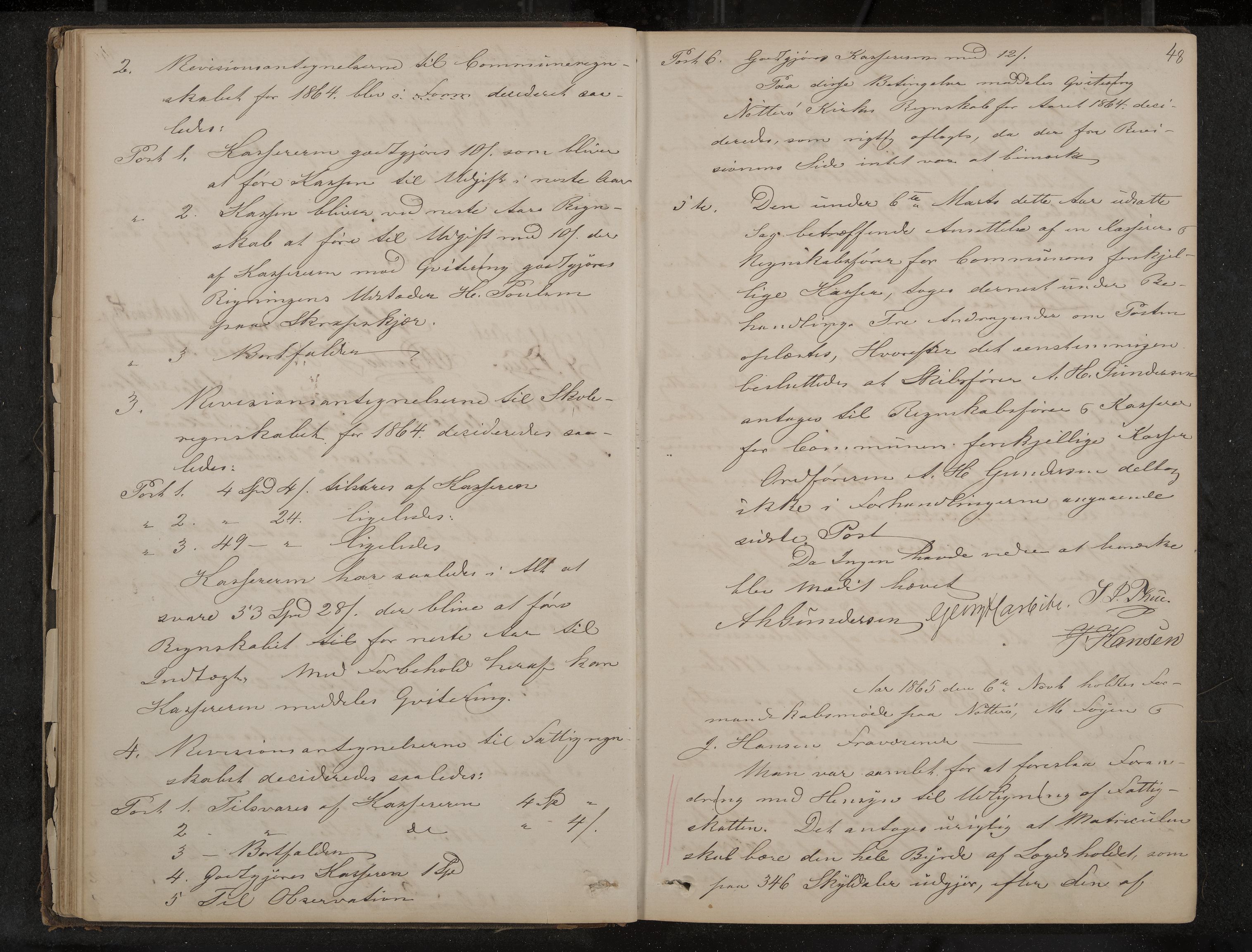 Nøtterøy formannskap og sentraladministrasjon, IKAK/0722021-1/A/Aa/L0002: Møtebok, 1862-1873, p. 48