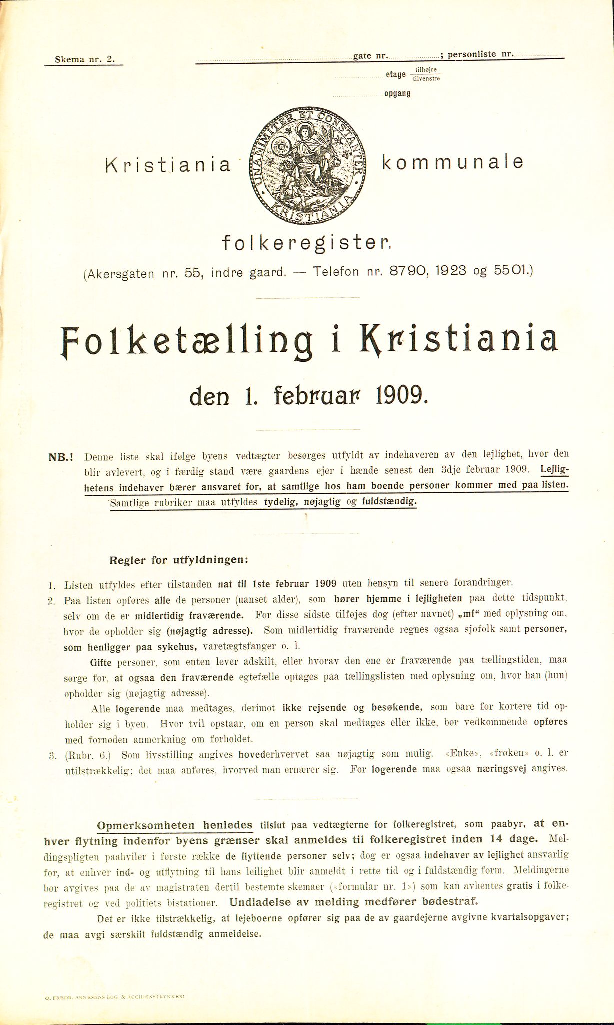 OBA, Municipal Census 1909 for Kristiania, 1909, p. 112639