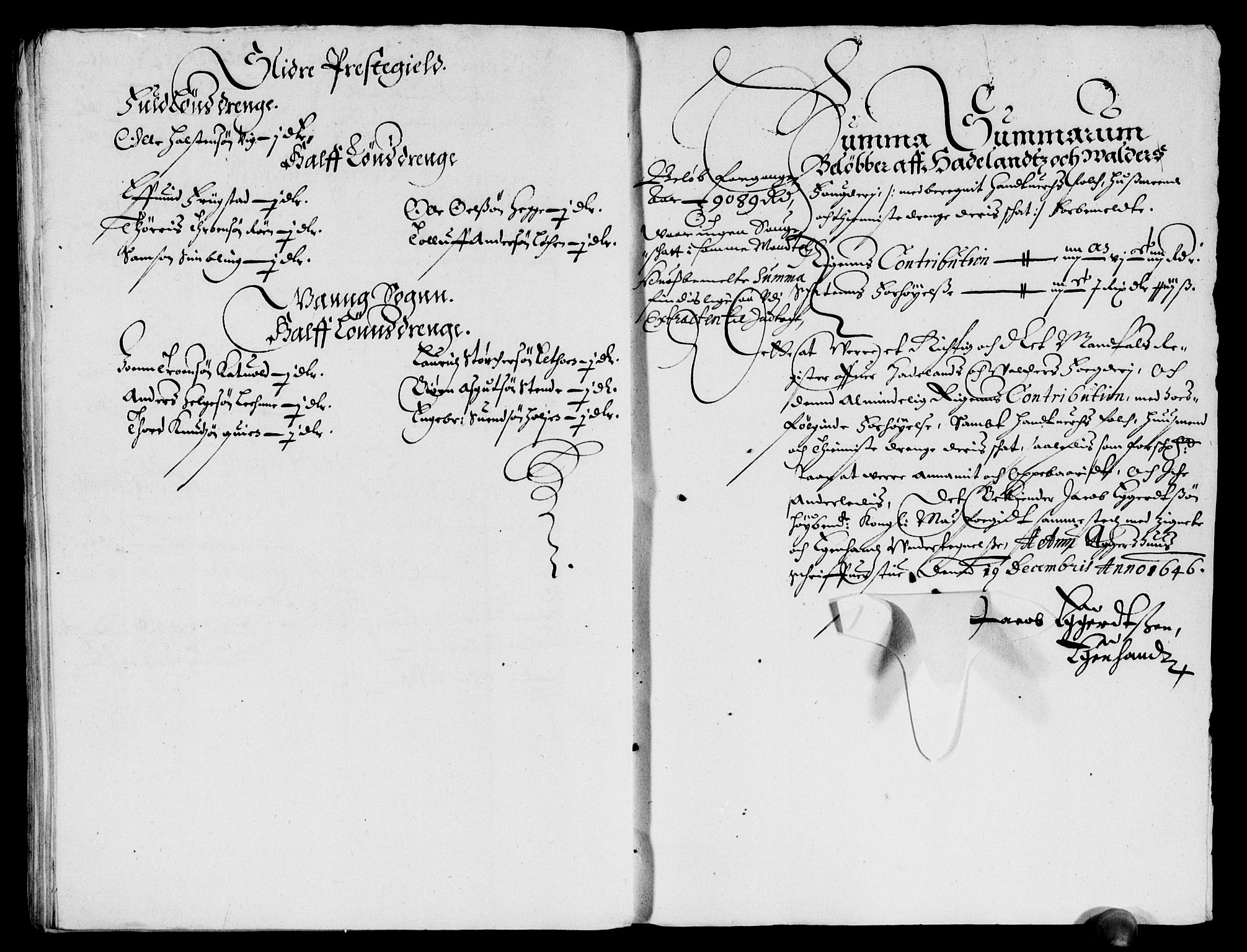 Rentekammeret inntil 1814, Reviderte regnskaper, Lensregnskaper, AV/RA-EA-5023/R/Rb/Rba/L0188: Akershus len, 1646-1647