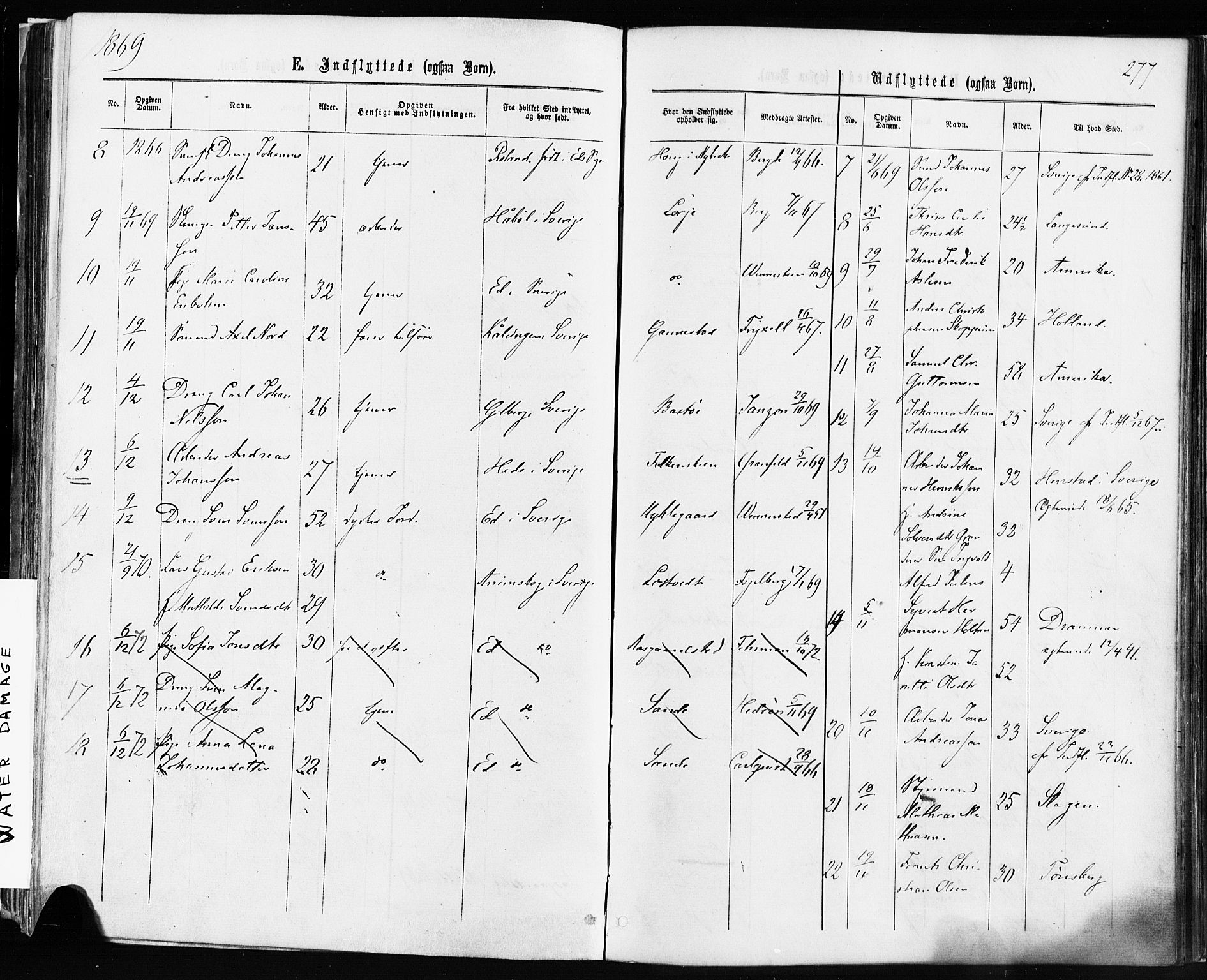 Borre kirkebøker, AV/SAKO-A-338/F/Fa/L0008: Parish register (official) no. I 8, 1868-1877, p. 277