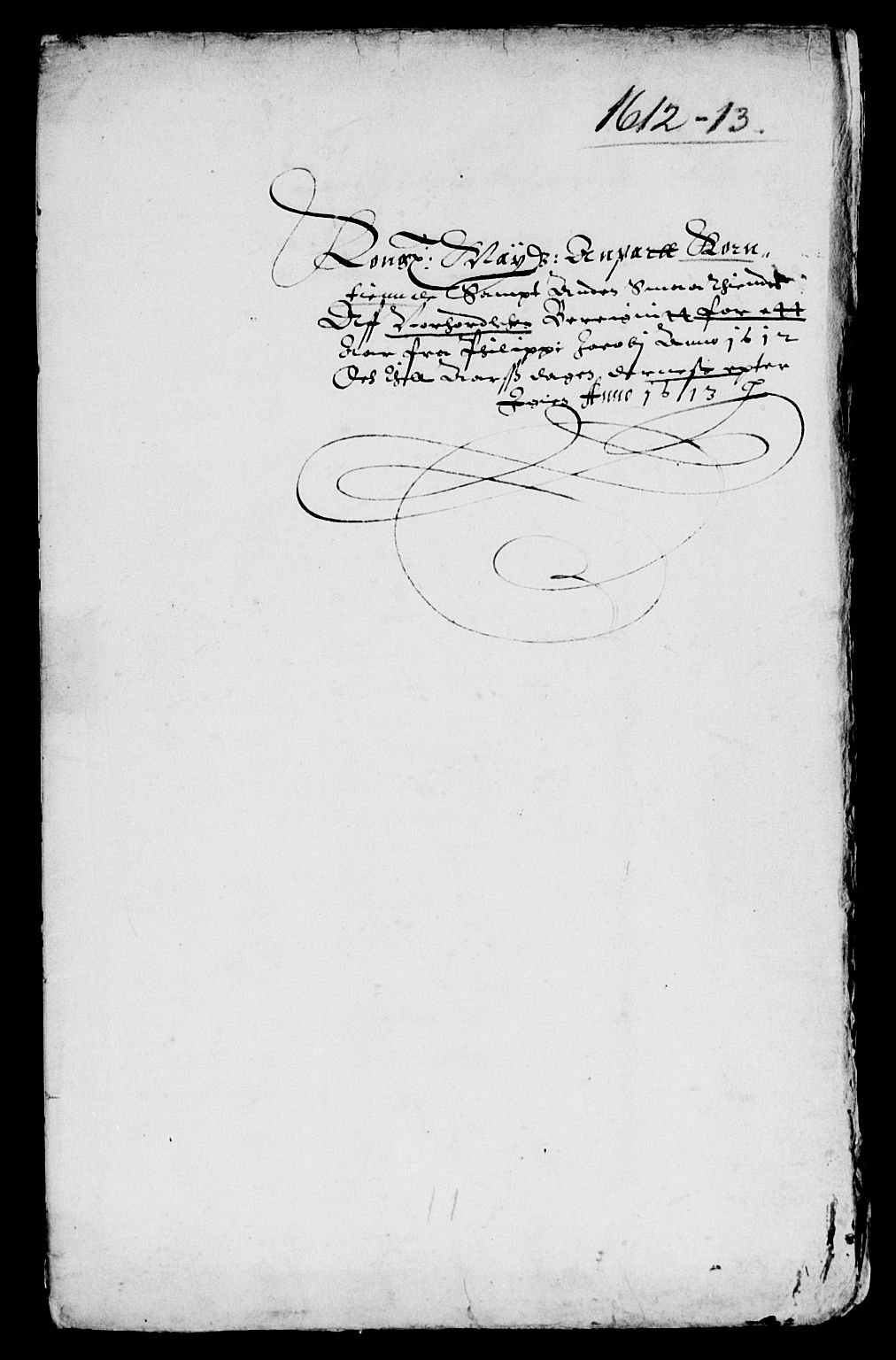 Rentekammeret inntil 1814, Reviderte regnskaper, Lensregnskaper, AV/RA-EA-5023/R/Rb/Rbt/L0011: Bergenhus len, 1612-1613