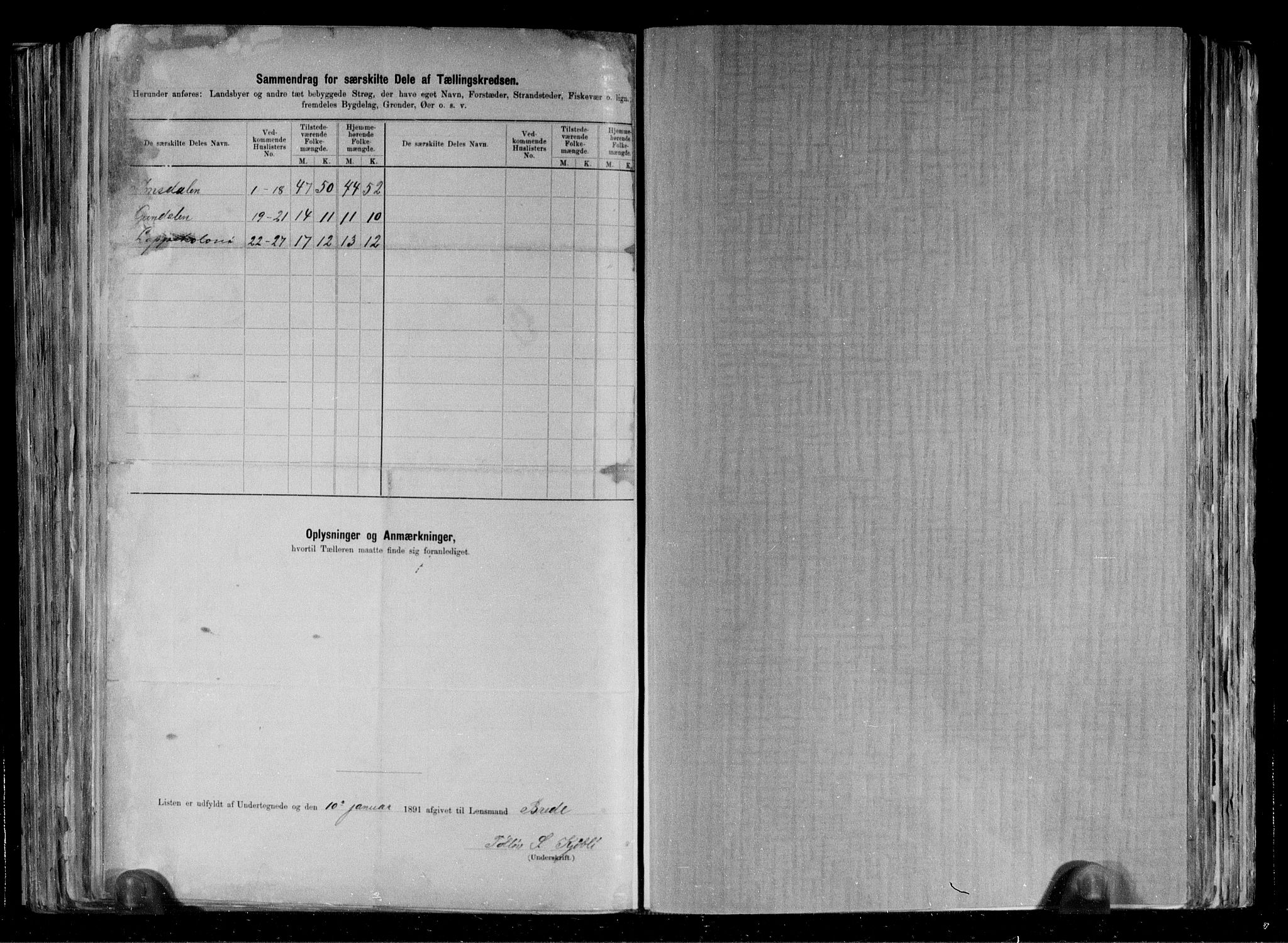 RA, 1891 census for 1736 Snåsa, 1891, p. 23