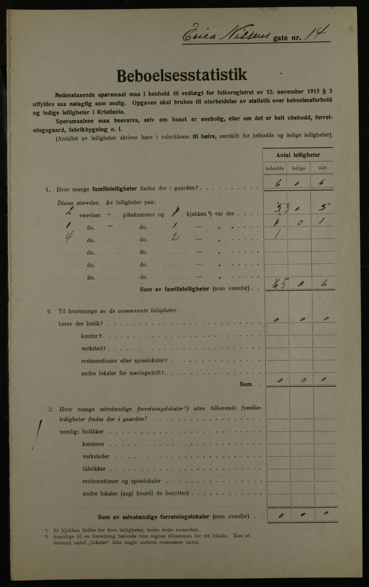 OBA, Municipal Census 1923 for Kristiania, 1923, p. 24740