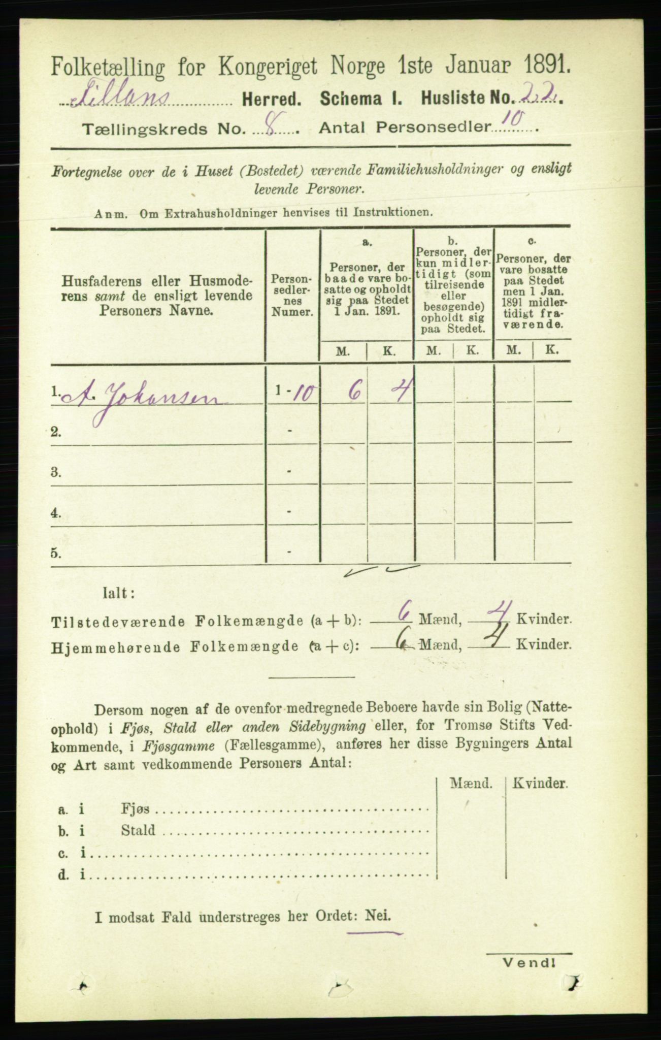 RA, 1891 census for 1616 Fillan, 1891, p. 1875