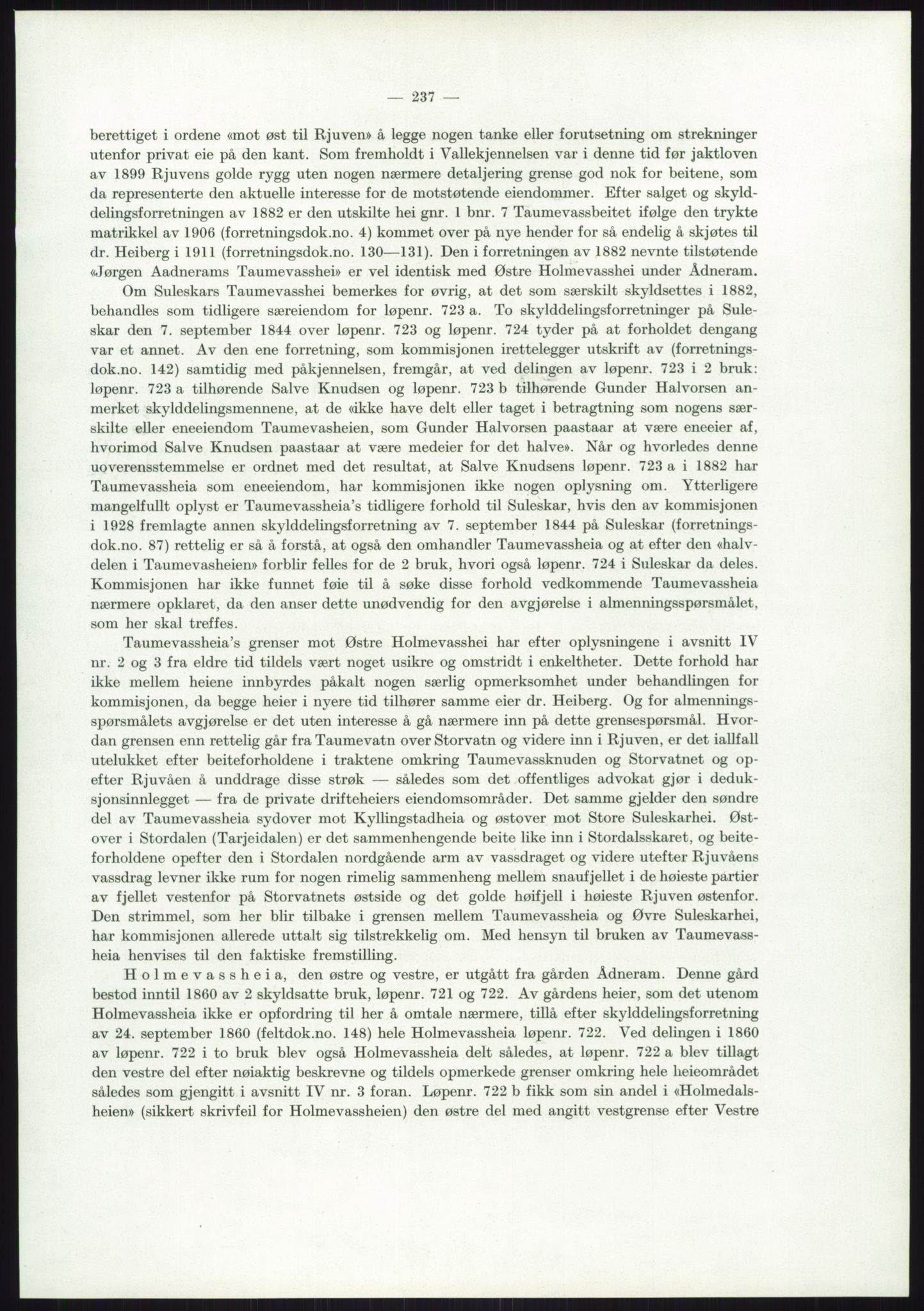 Høyfjellskommisjonen, AV/RA-S-1546/X/Xa/L0001: Nr. 1-33, 1909-1953, p. 1572