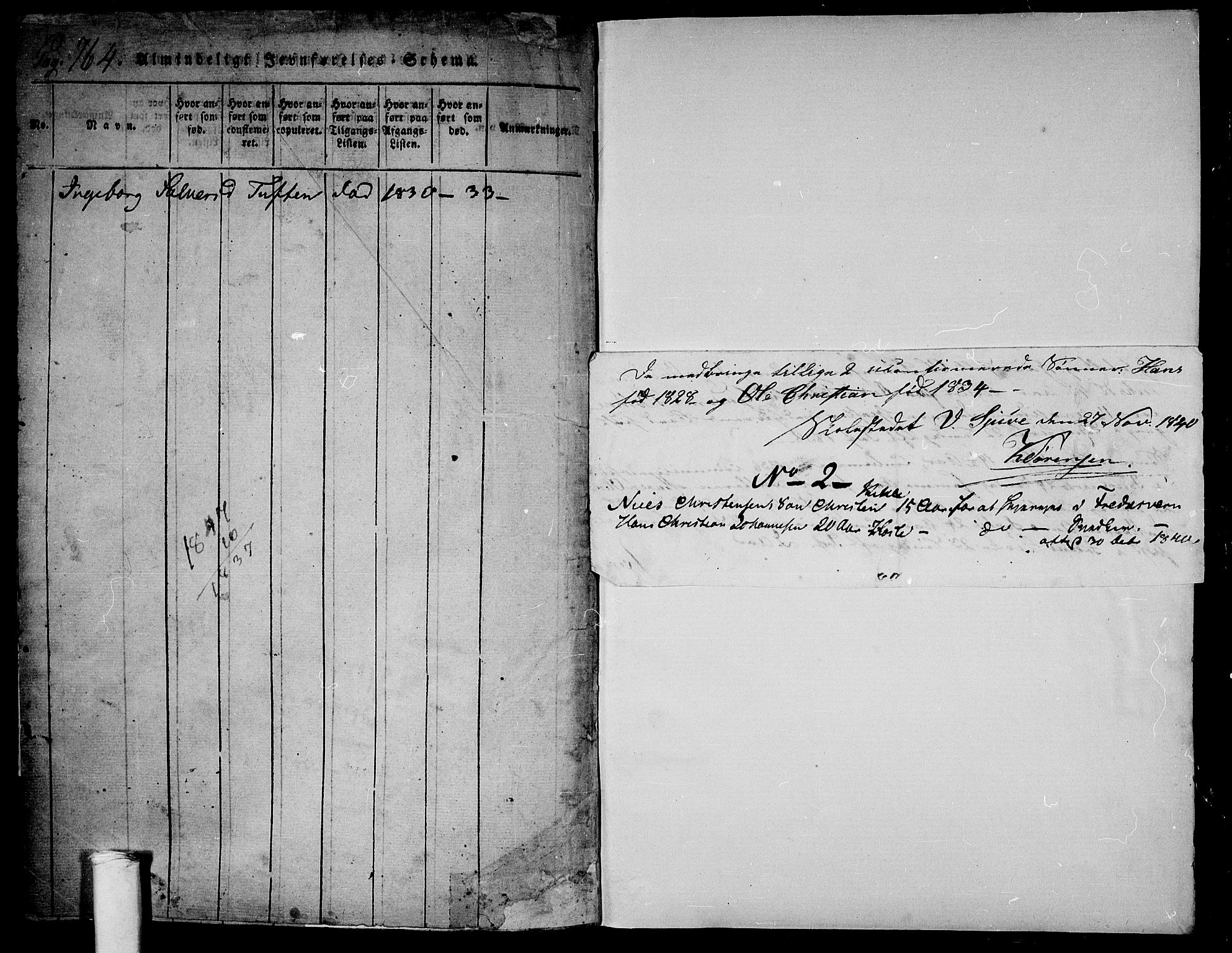 Ramnes kirkebøker, AV/SAKO-A-314/F/Fa/L0004: Parish register (official) no. I 4, 1813-1840, p. 764-765