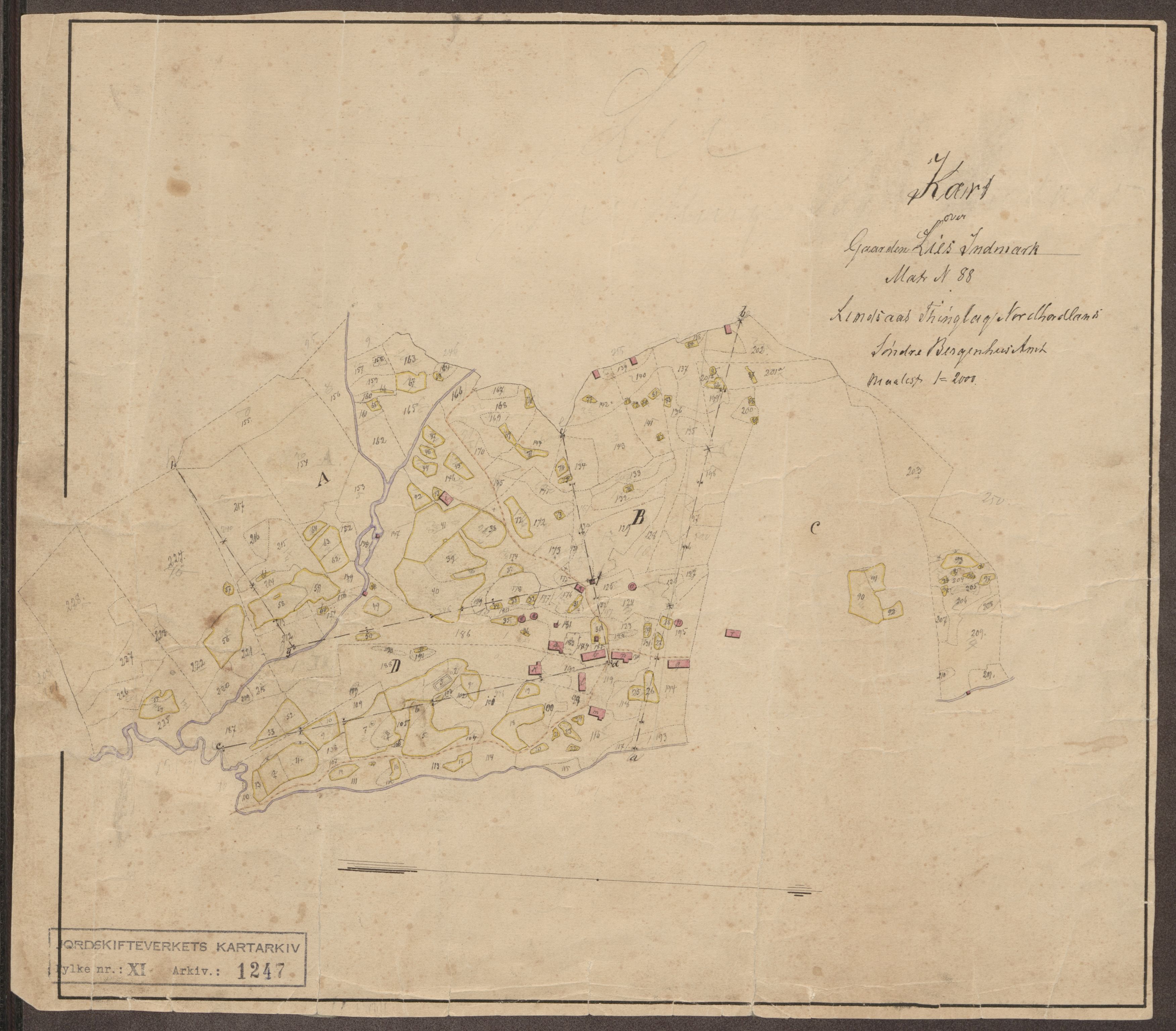 Jordskifteverkets kartarkiv, AV/RA-S-3929/T, 1859-1988, p. 1395