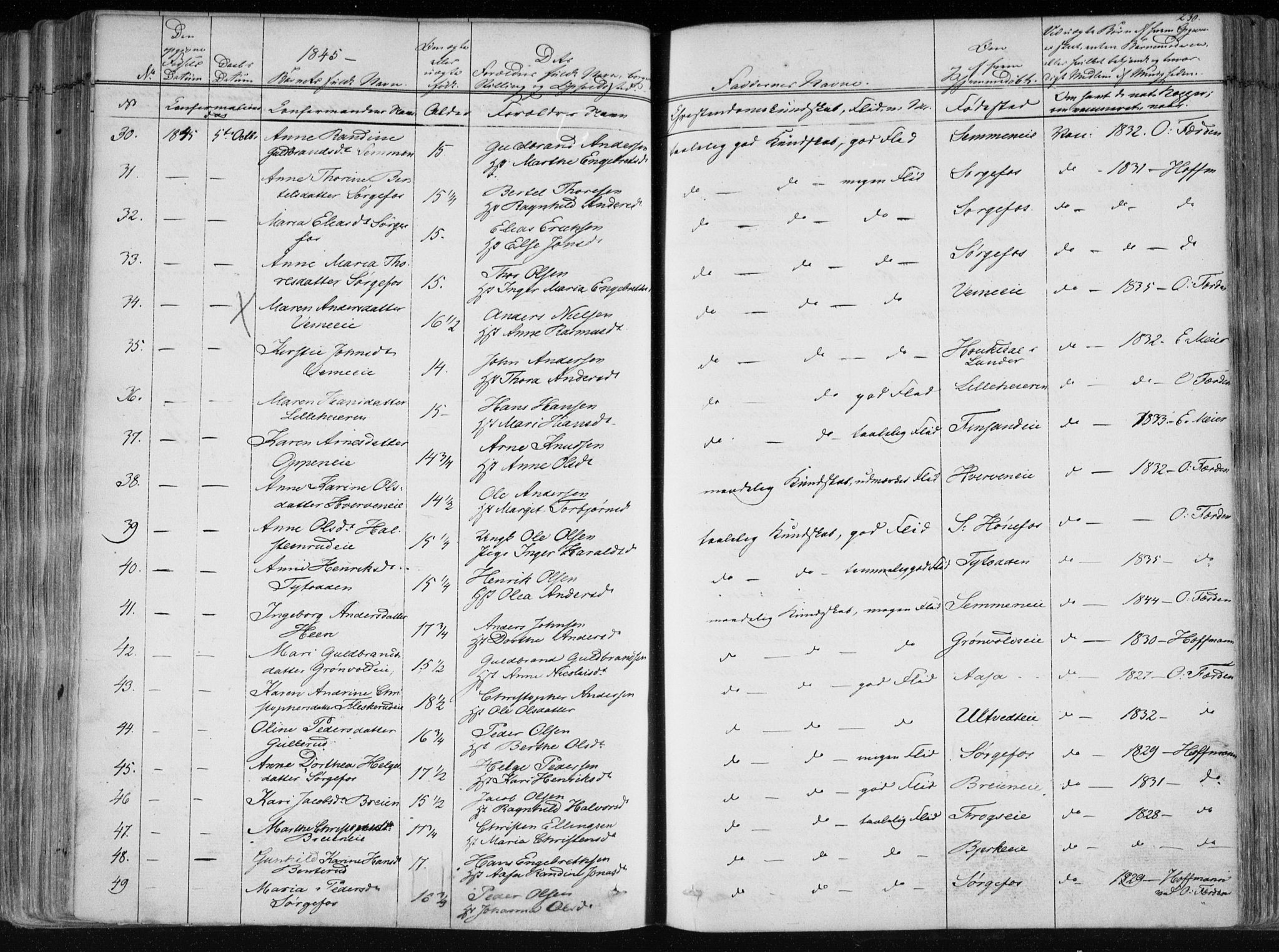 Norderhov kirkebøker, AV/SAKO-A-237/F/Fa/L0010: Parish register (official) no. 10, 1837-1847, p. 230