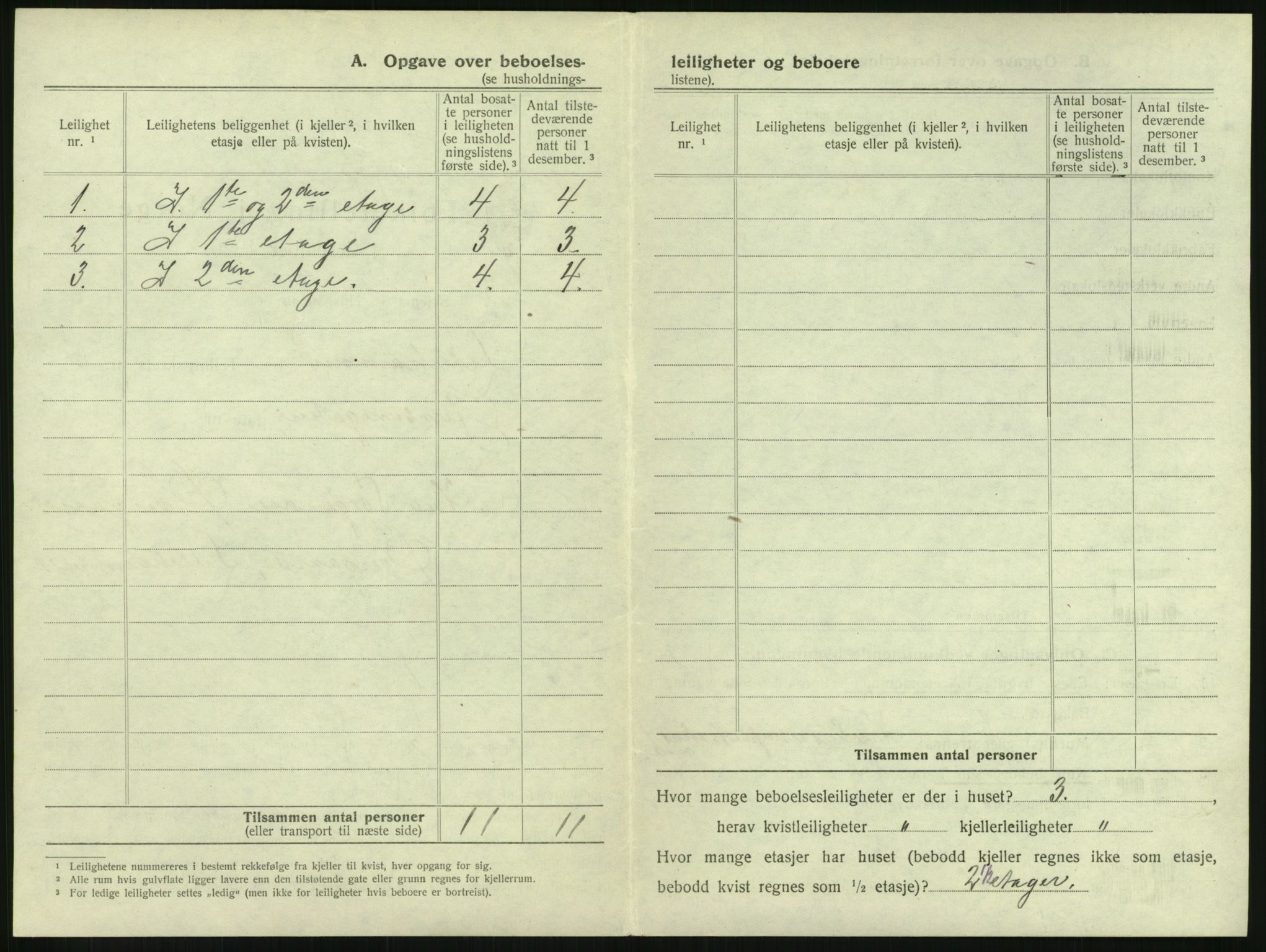 SAH, 1920 census for Lillehammer, 1920, p. 357