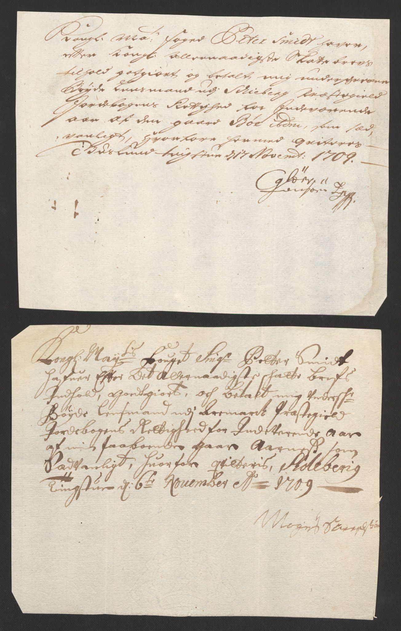 Rentekammeret inntil 1814, Reviderte regnskaper, Fogderegnskap, AV/RA-EA-4092/R01/L0018: Fogderegnskap Idd og Marker, 1707-1709, p. 360