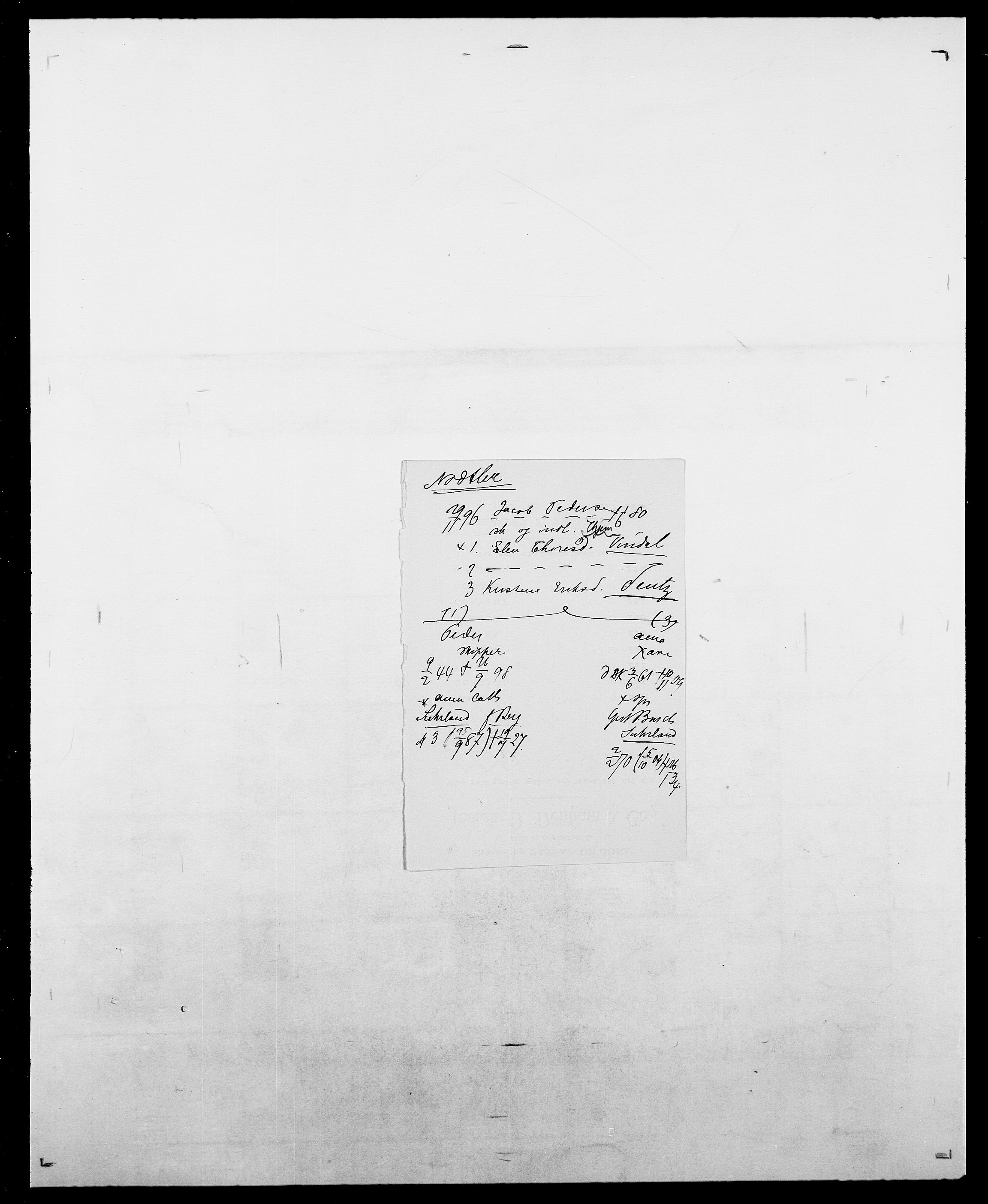 Delgobe, Charles Antoine - samling, SAO/PAO-0038/D/Da/L0028: Naaden - Nøvik, p. 384