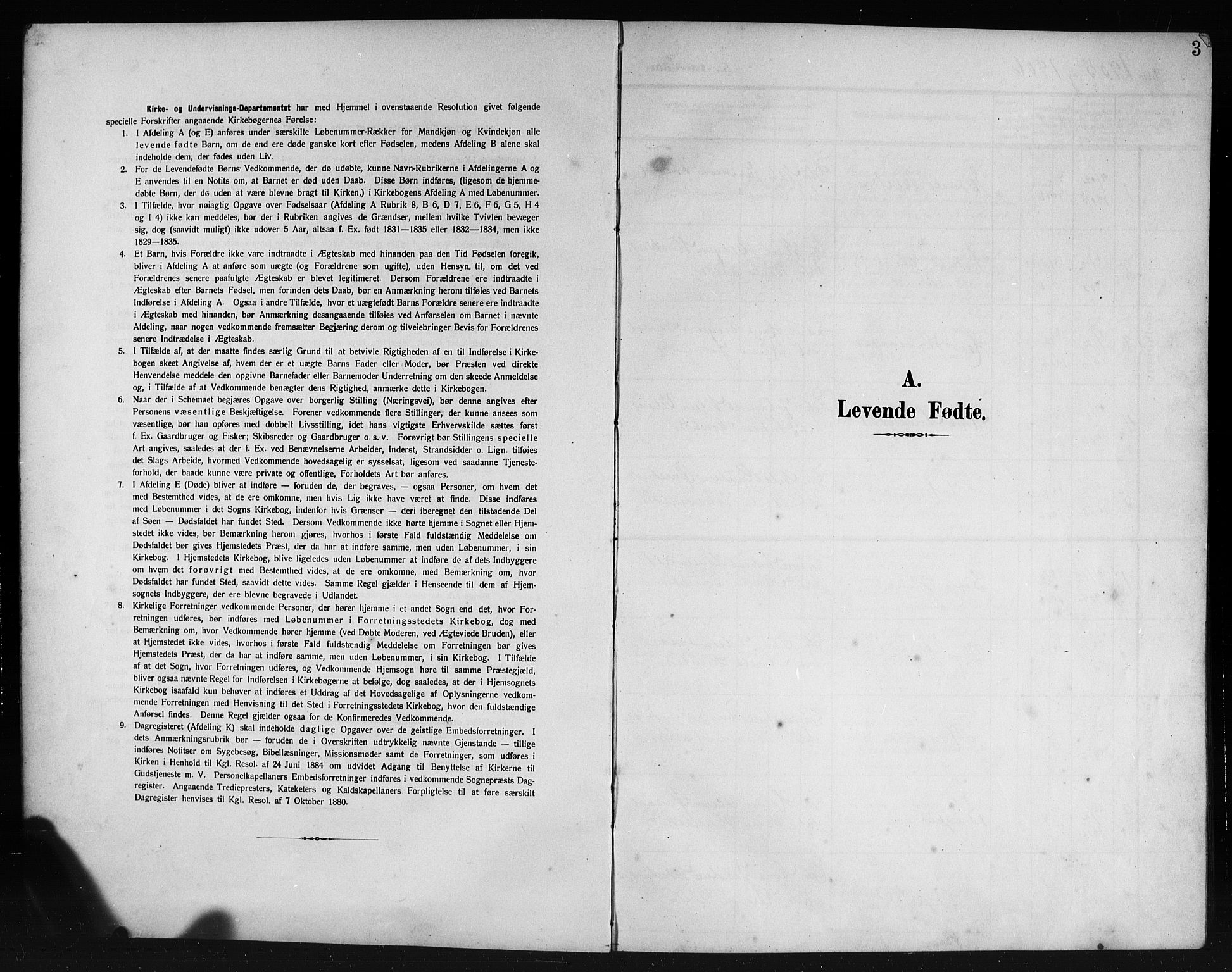 Lindås Sokneprestembete, SAB/A-76701/H/Hab: Parish register (copy) no. E 4, 1906-1921, p. 3