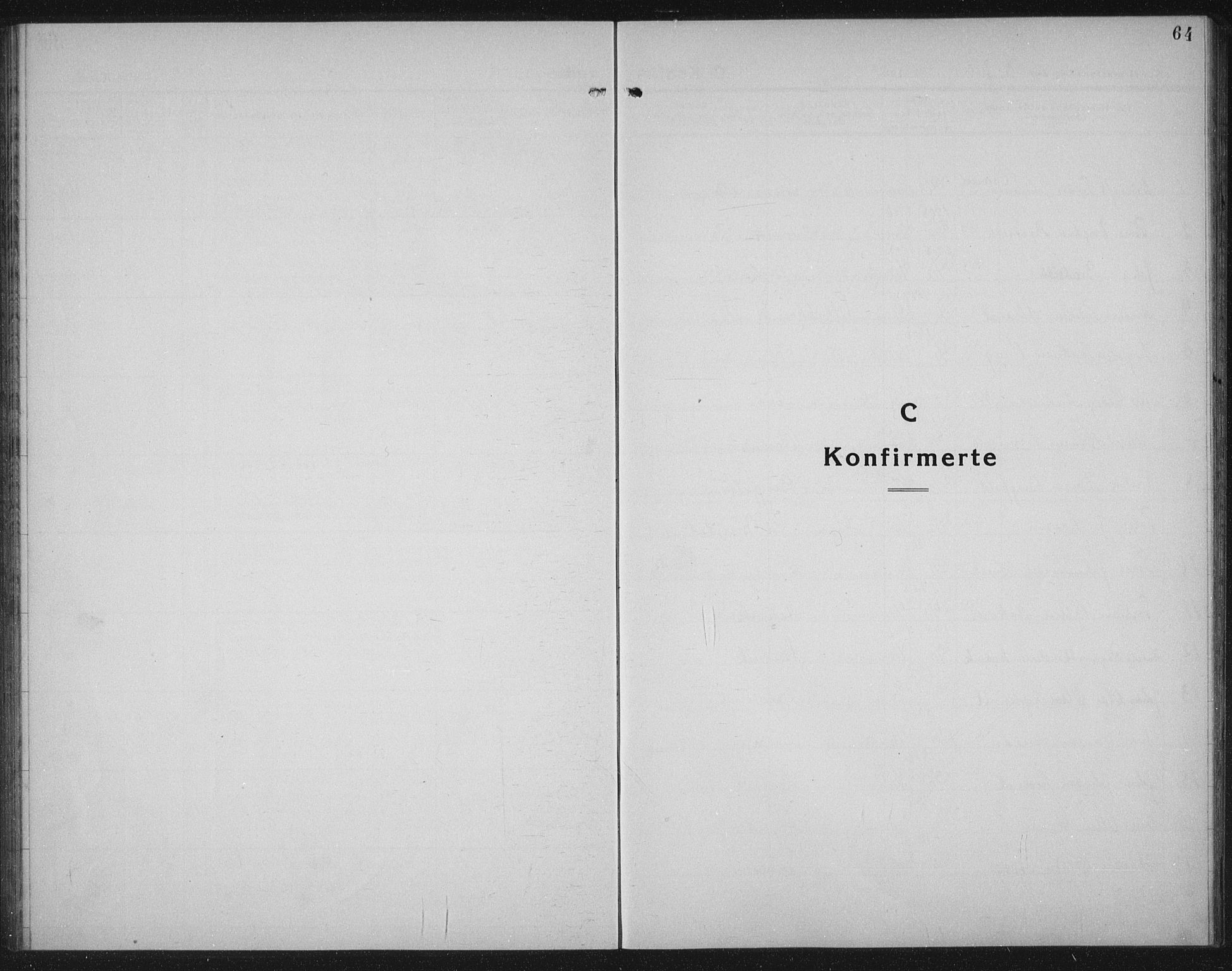 Ministerialprotokoller, klokkerbøker og fødselsregistre - Møre og Romsdal, SAT/A-1454/578/L0911: Parish register (copy) no. 578C04, 1921-1940, p. 64