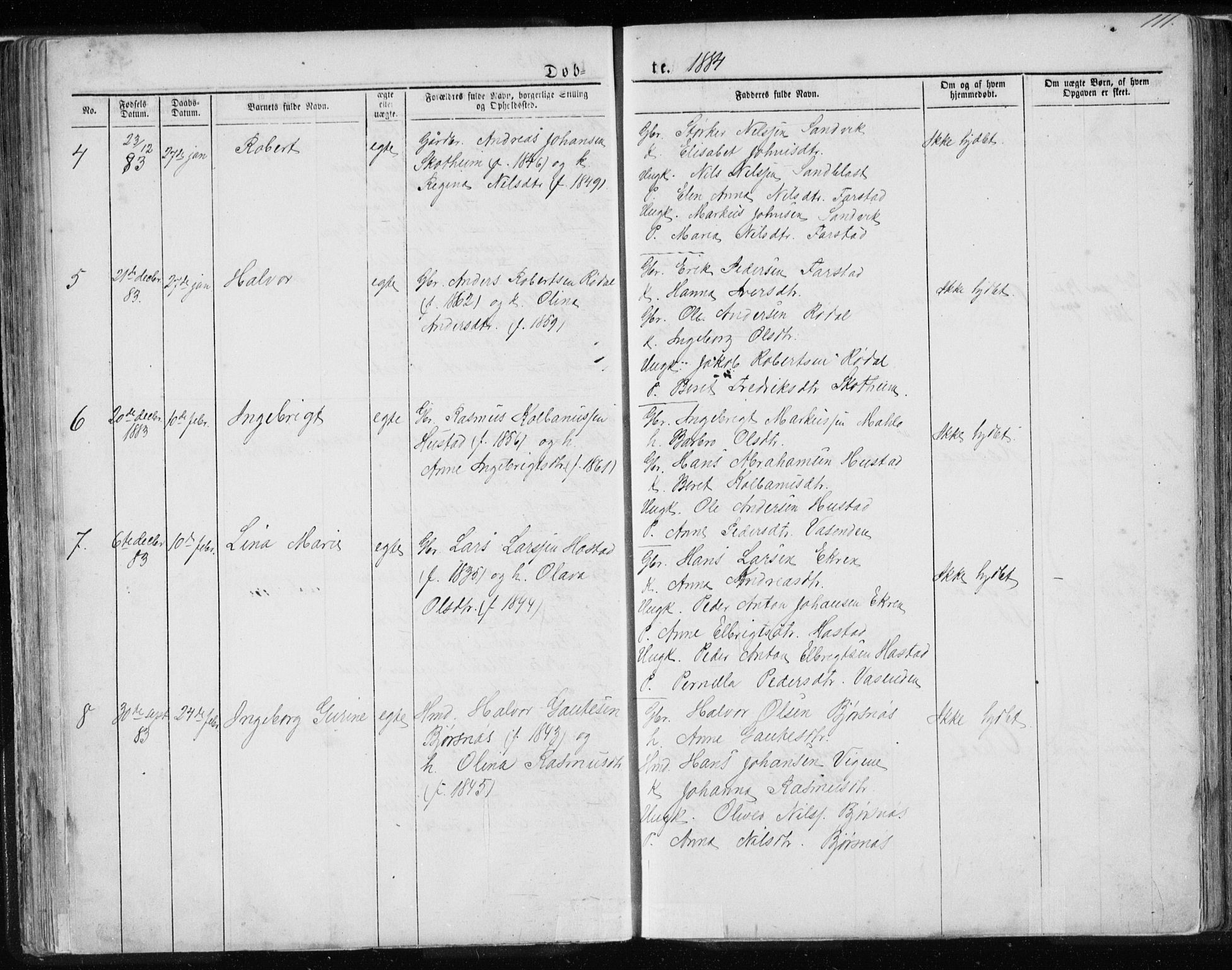 Ministerialprotokoller, klokkerbøker og fødselsregistre - Møre og Romsdal, AV/SAT-A-1454/567/L0782: Parish register (copy) no. 567C02, 1867-1886, p. 111