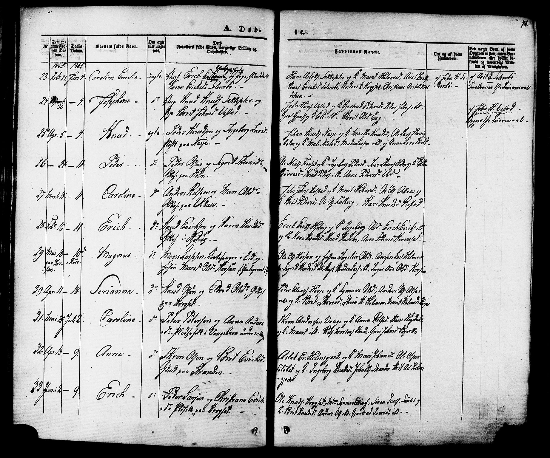 Ministerialprotokoller, klokkerbøker og fødselsregistre - Møre og Romsdal, AV/SAT-A-1454/547/L0603: Parish register (official) no. 547A05, 1846-1877, p. 76