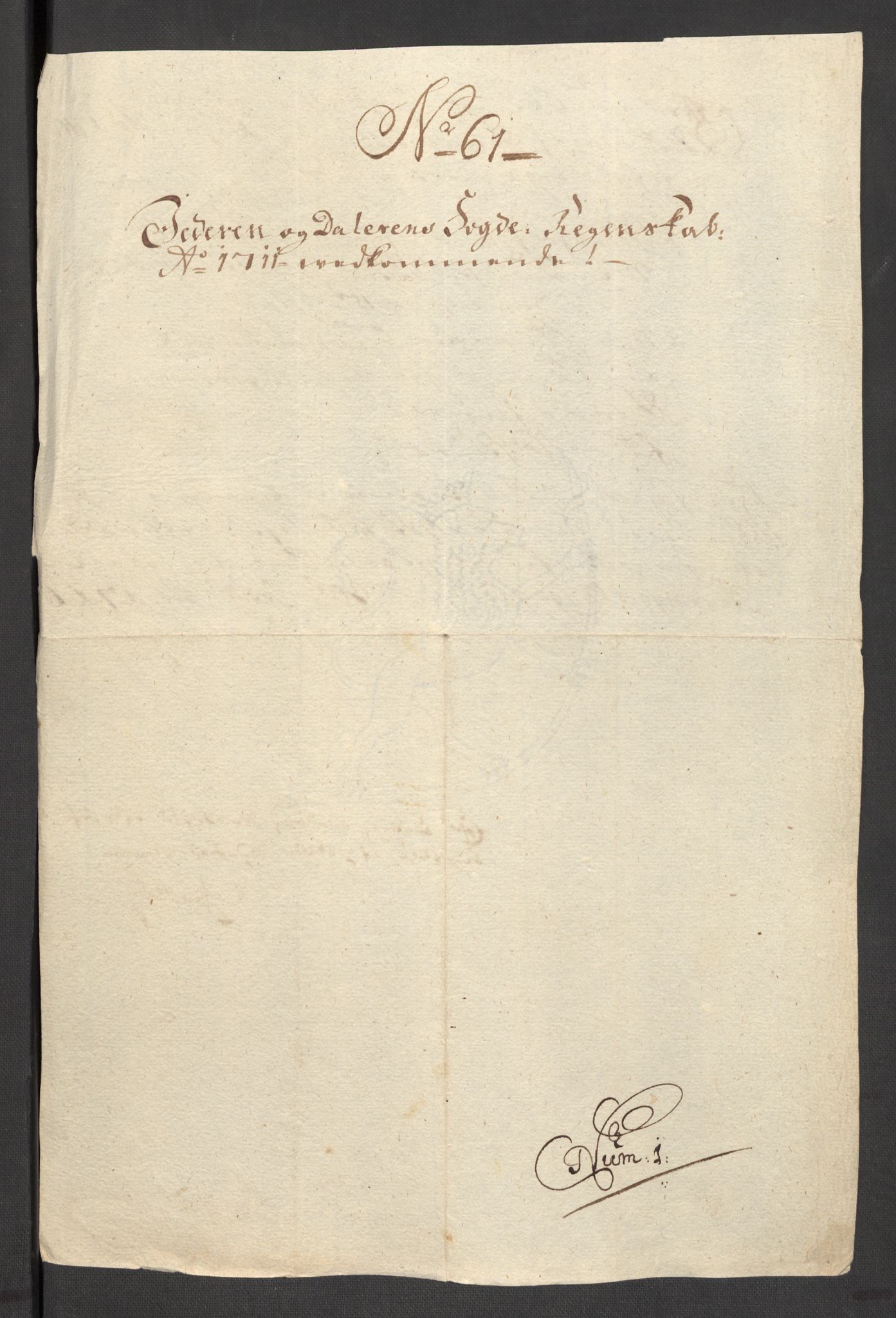 Rentekammeret inntil 1814, Reviderte regnskaper, Fogderegnskap, AV/RA-EA-4092/R46/L2735: Fogderegnskap Jæren og Dalane, 1711, p. 96