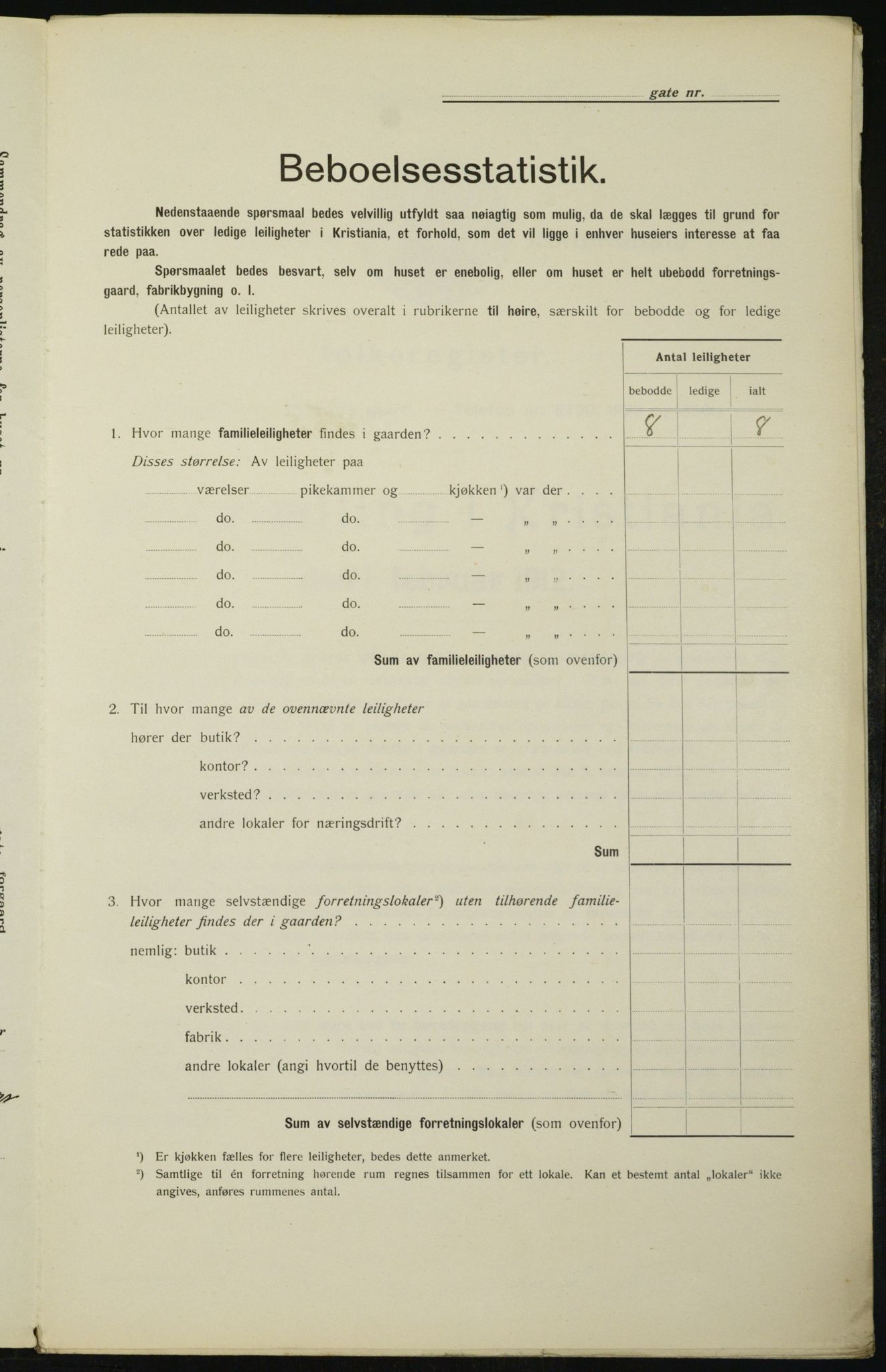 OBA, Municipal Census 1912 for Kristiania, 1912, p. 76045