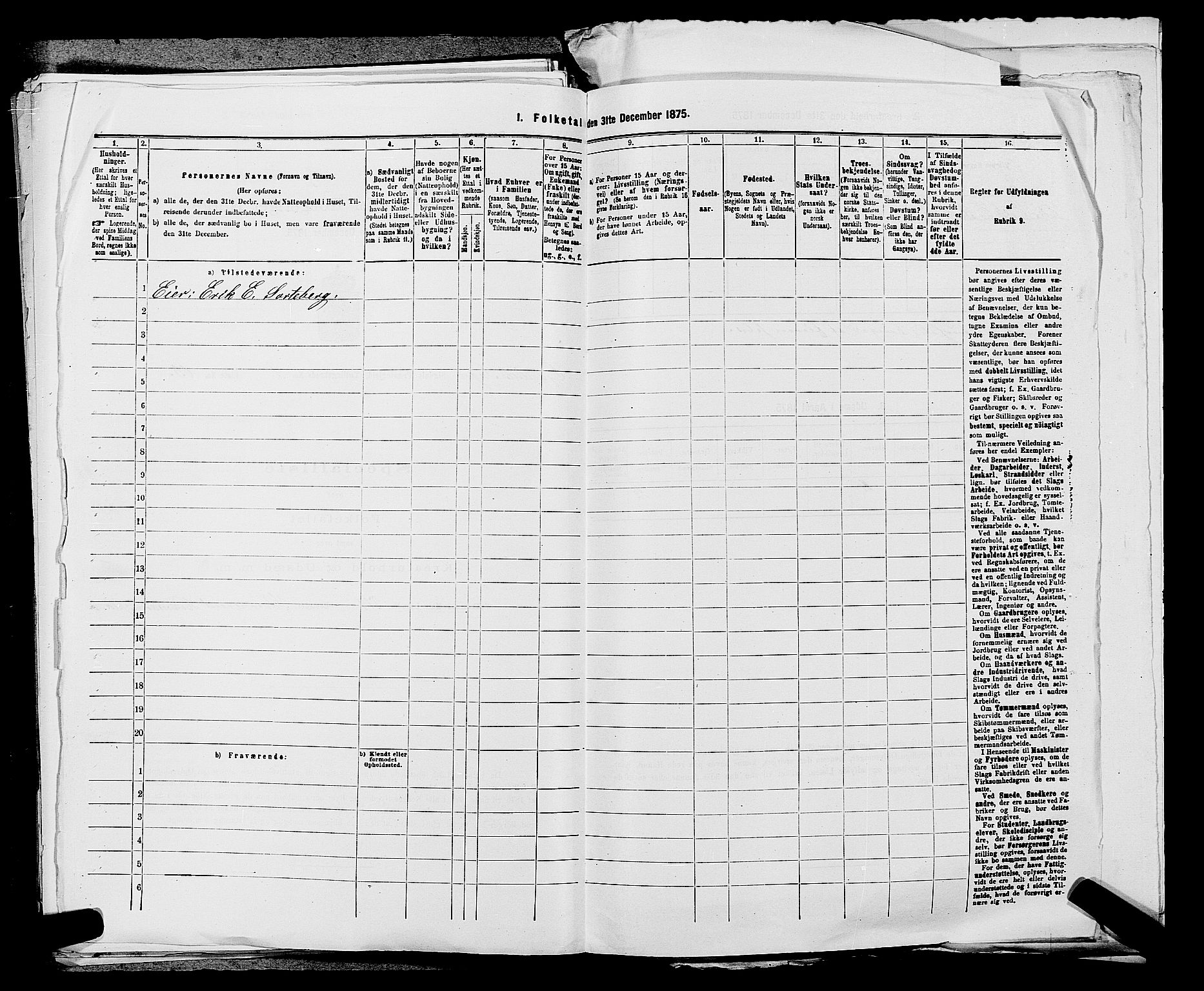 SAKO, 1875 census for 0621P Sigdal, 1875, p. 2003