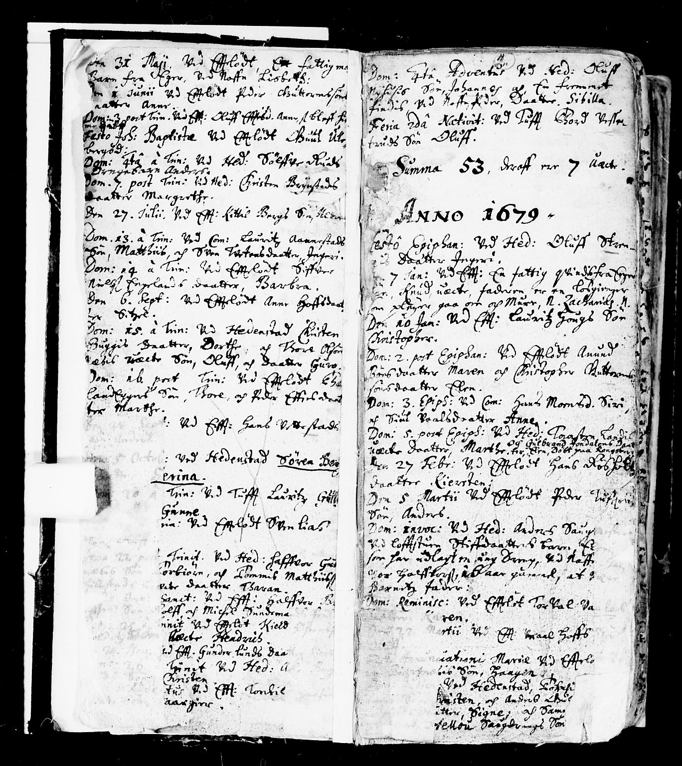 Sandsvær kirkebøker, SAKO/A-244/F/Fa/L0001: Parish register (official) no. I 1, 1665-1725, p. 2