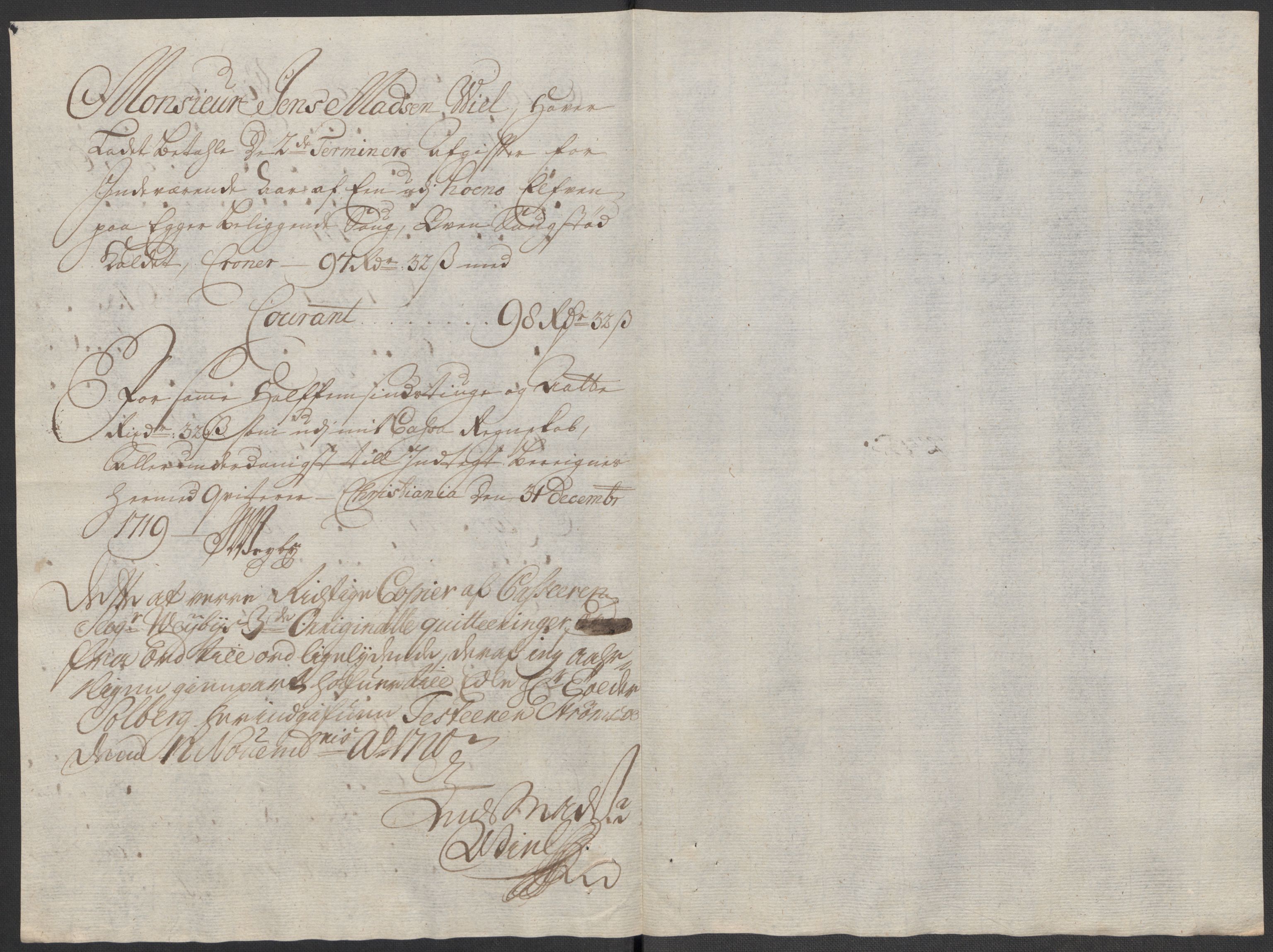 Rentekammeret inntil 1814, Reviderte regnskaper, Fogderegnskap, AV/RA-EA-4092/R31/L1712: Fogderegnskap Hurum, Røyken, Eiker, Lier og Buskerud, 1718, p. 355