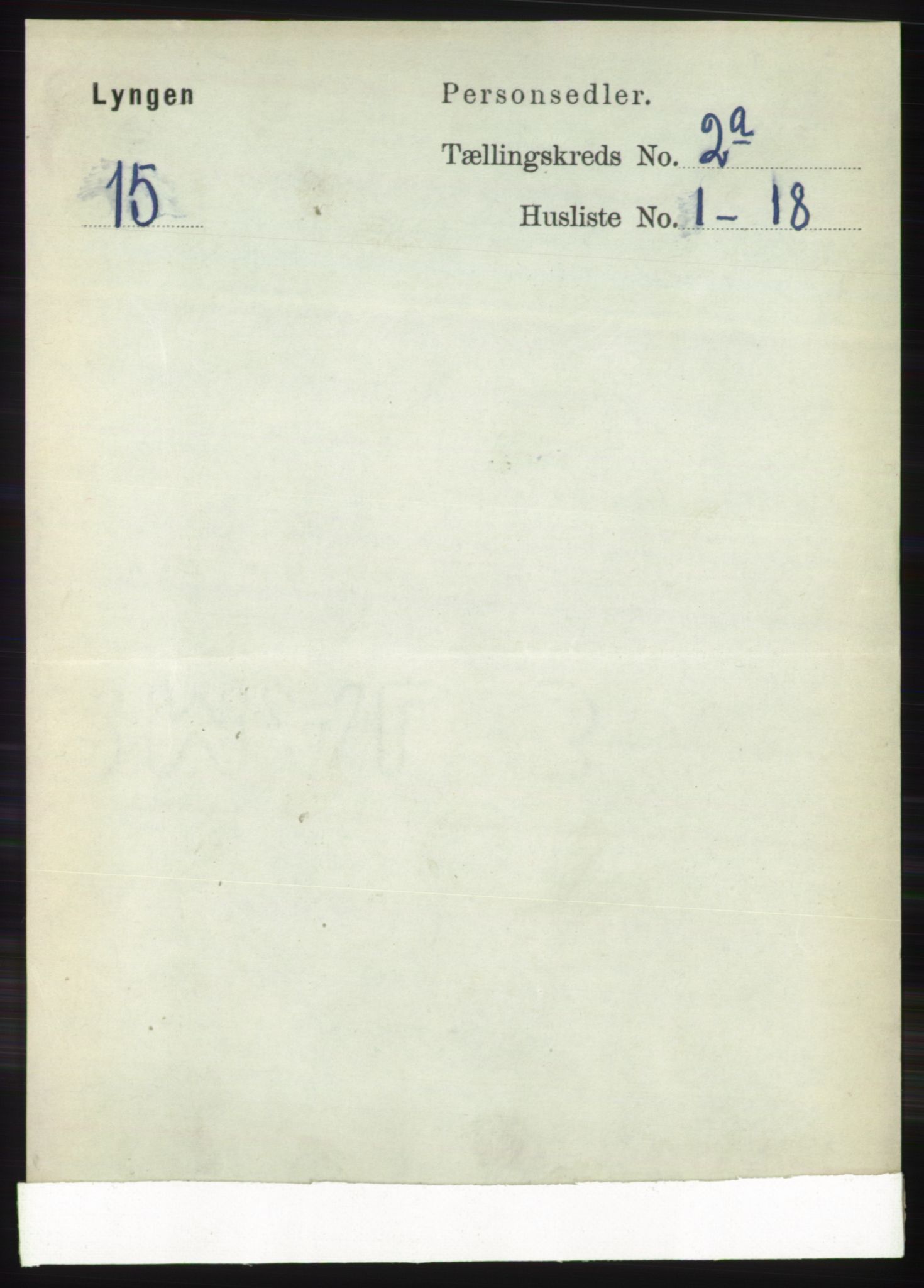 RA, 1891 census for 1938 Lyngen, 1891, p. 1978