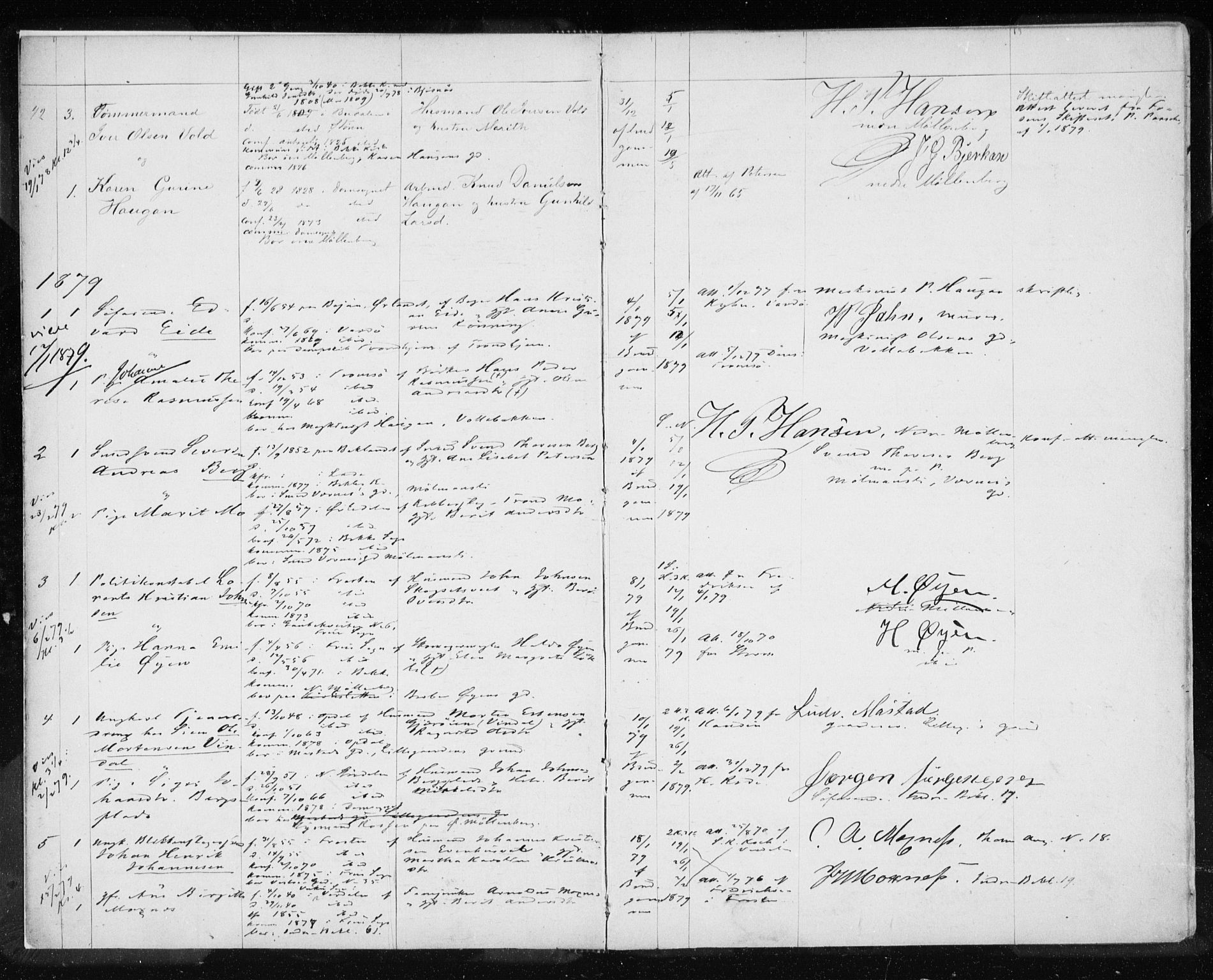 Ministerialprotokoller, klokkerbøker og fødselsregistre - Sør-Trøndelag, AV/SAT-A-1456/604/L0188: Parish register (official) no. 604A11, 1878-1892