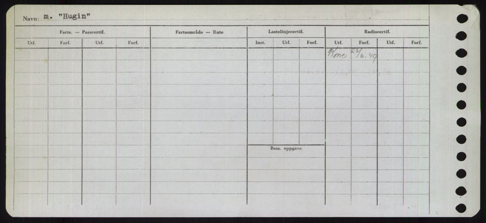 Sjøfartsdirektoratet med forløpere, Skipsmålingen, RA/S-1627/H/Ha/L0003/0001: Fartøy, Hilm-Mar / Fartøy, Hilm-Kol, p. 116