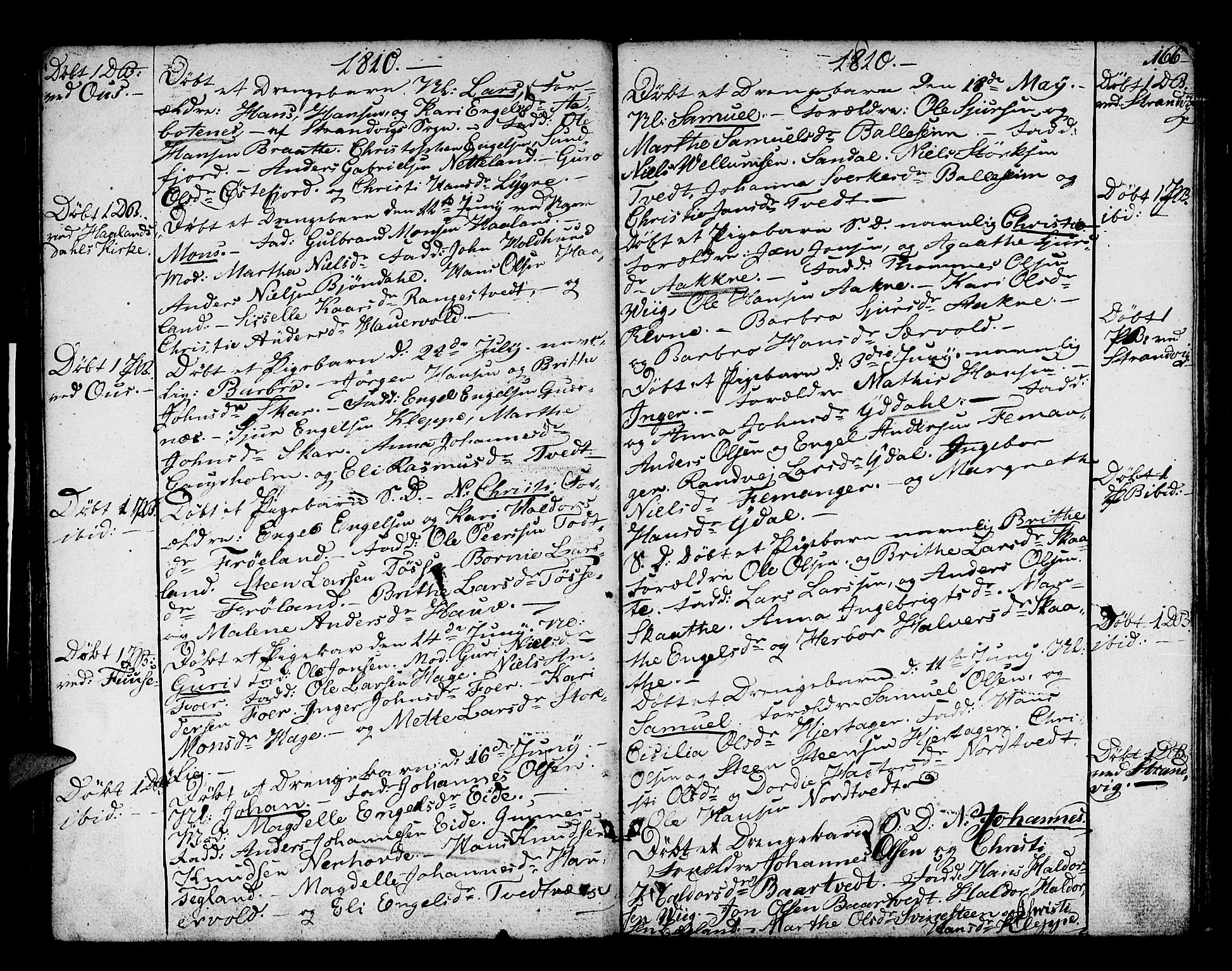 Os sokneprestembete, SAB/A-99929: Parish register (official) no. A 11, 1789-1815, p. 166