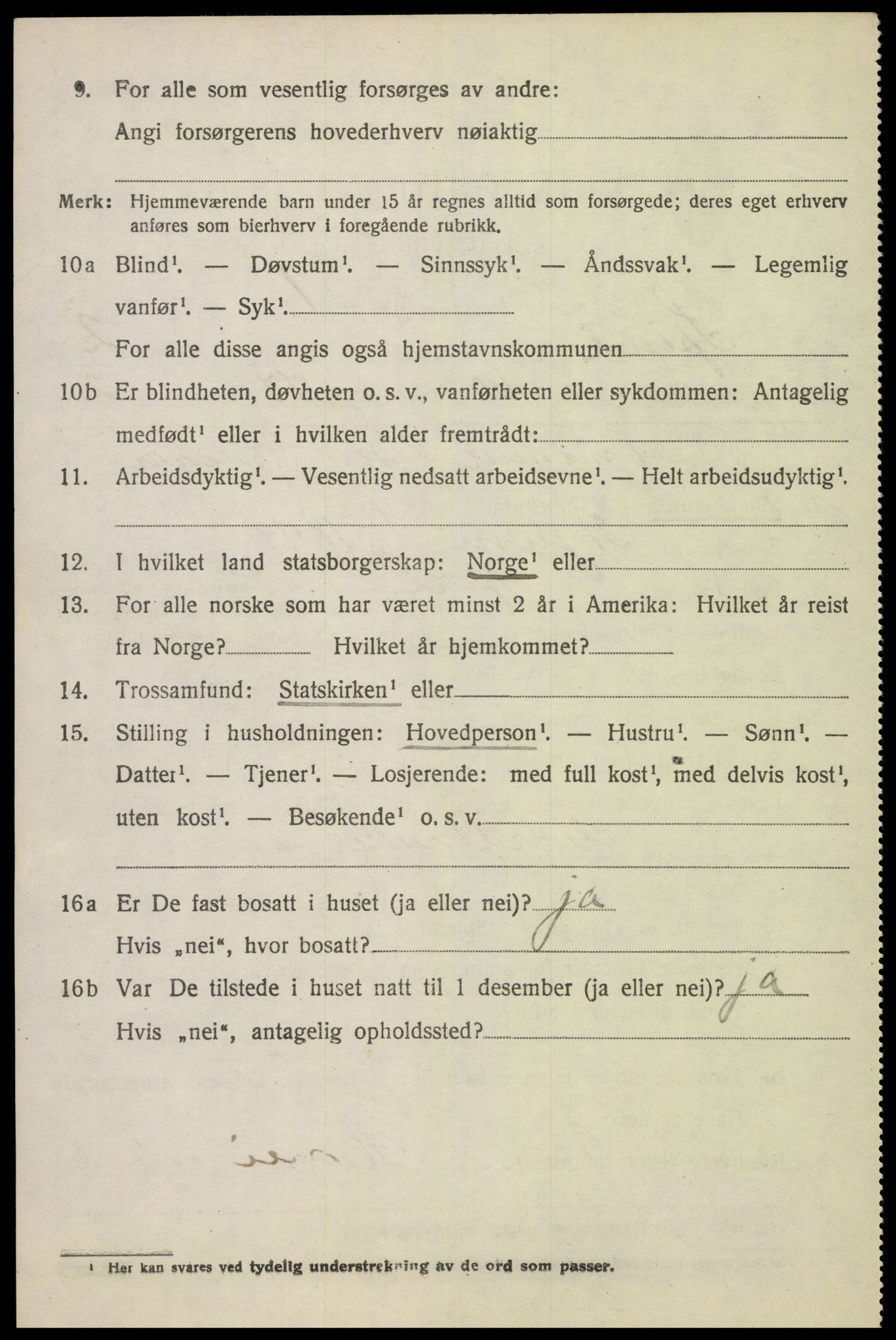 SAK, 1920 census for Spind, 1920, p. 1636