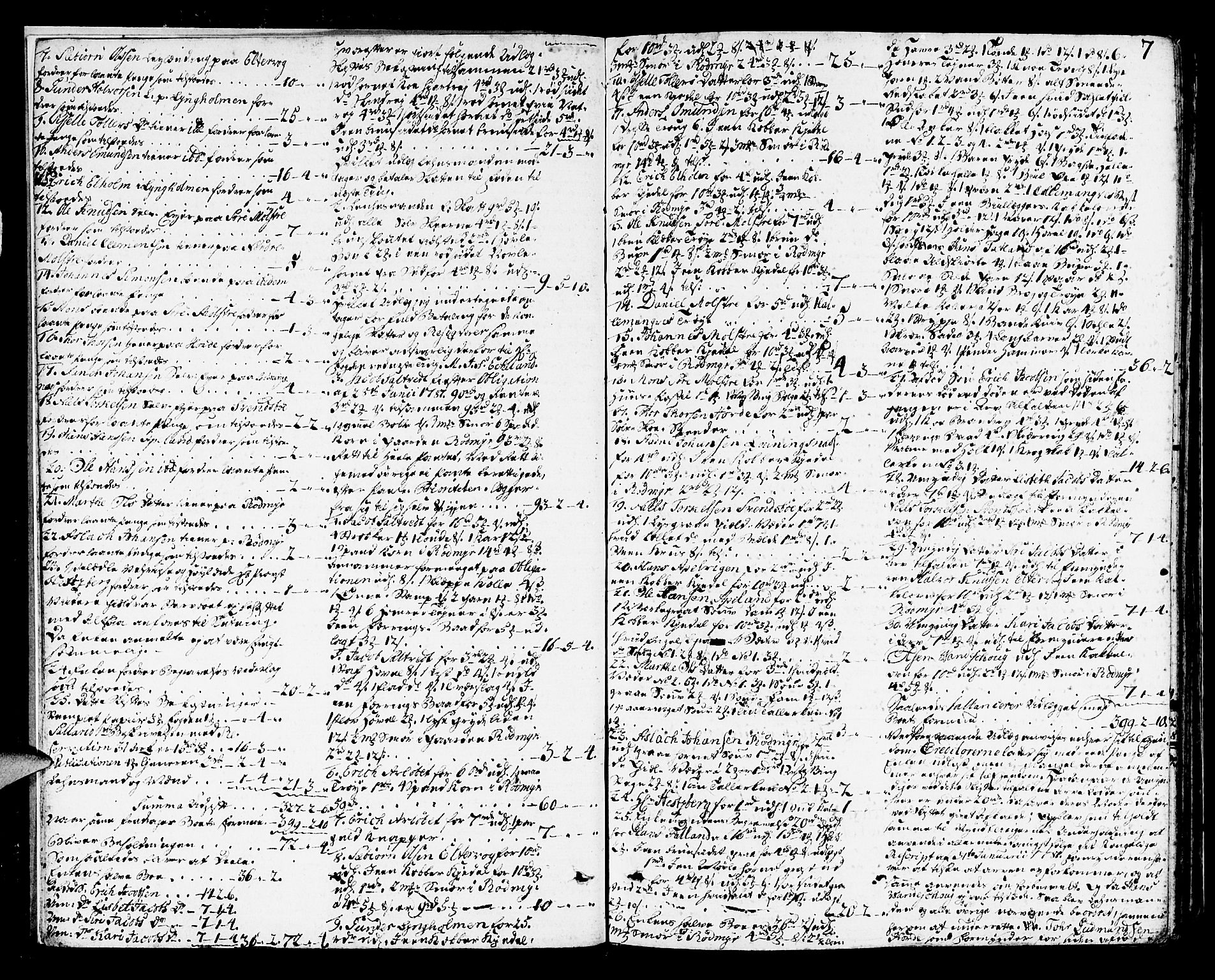 Sunnhordland sorenskrivar, SAB/A-2401/1/H/Ha/Haa/L0010: Skifteprotokollar. Register i protokoll. Fol. 565-ut, 1787-1790, p. 6b-7a