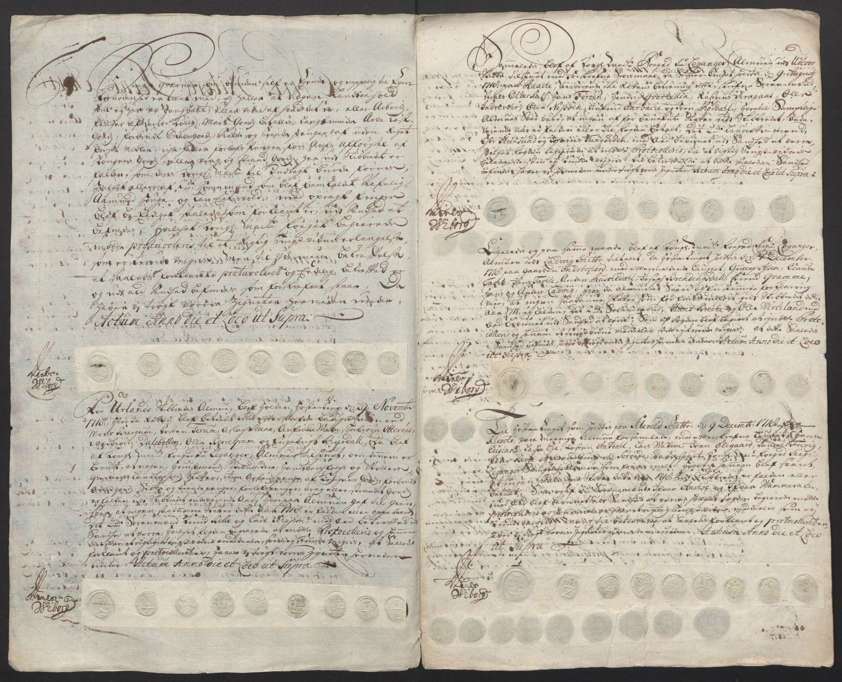 Rentekammeret inntil 1814, Reviderte regnskaper, Fogderegnskap, AV/RA-EA-4092/R52/L3321: Fogderegnskap Sogn, 1717-1718, p. 497