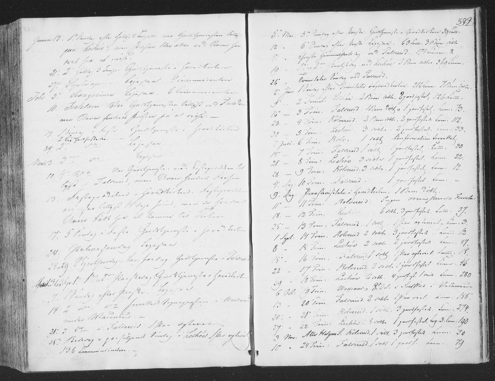 Ministerialprotokoller, klokkerbøker og fødselsregistre - Nord-Trøndelag, SAT/A-1458/780/L0639: Parish register (official) no. 780A04, 1830-1844, p. 329