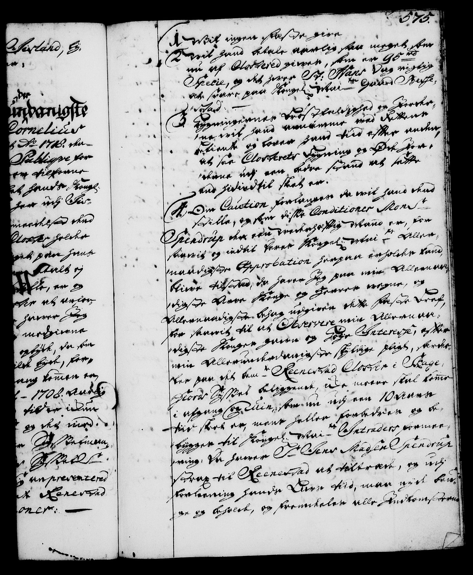 Rentekammeret, Kammerkanselliet, AV/RA-EA-3111/G/Gg/Gga/L0001: Norsk ekspedisjonsprotokoll med register (merket RK 53.1), 1720-1723, p. 575