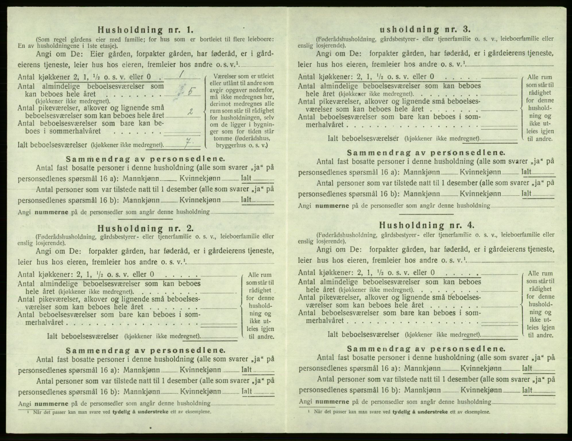 SAB, 1920 census for Fana, 1920, p. 2267