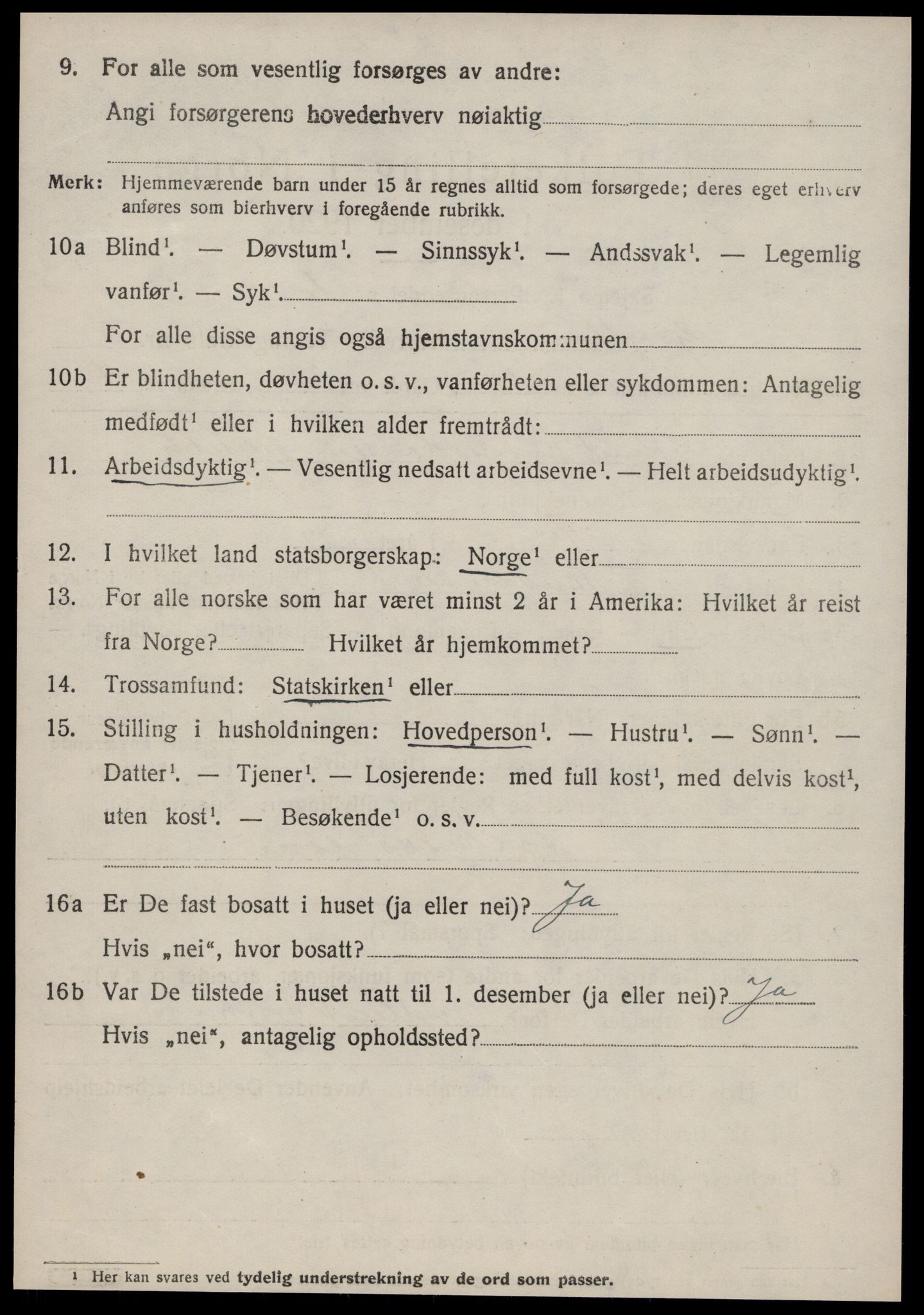 SAT, 1920 census for Grytten, 1920, p. 4051