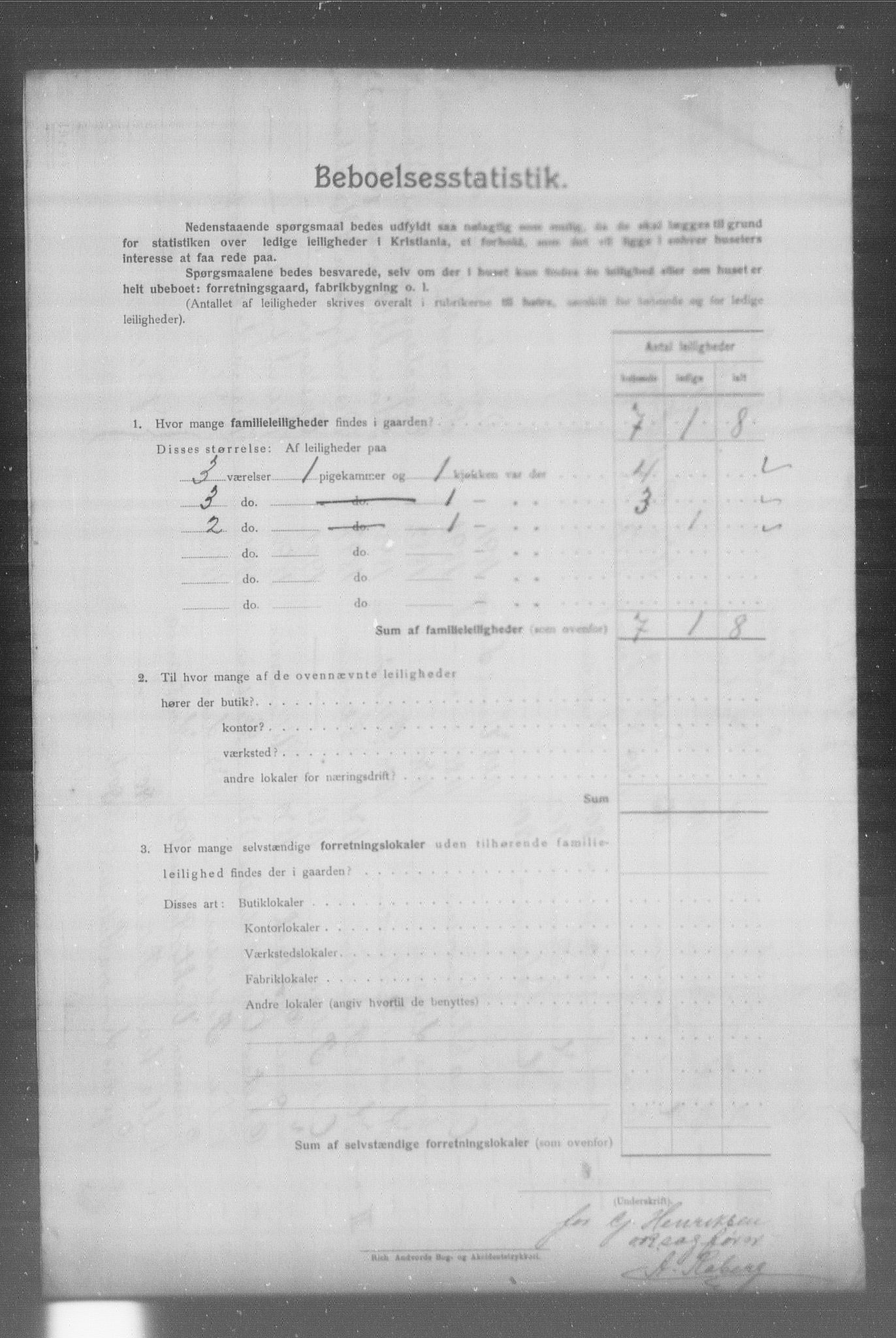 OBA, Municipal Census 1904 for Kristiania, 1904, p. 23065