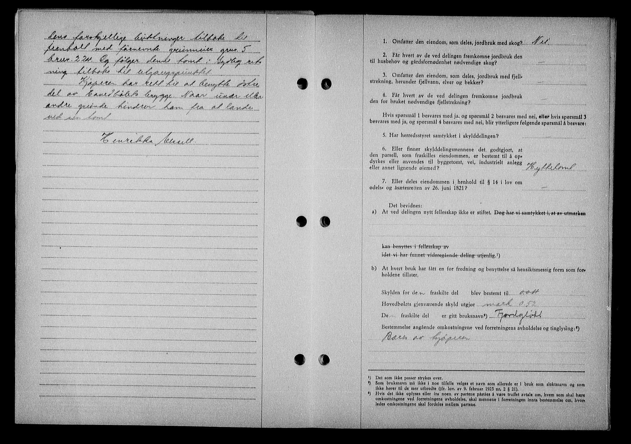 Nedenes sorenskriveri, AV/SAK-1221-0006/G/Gb/Gba/L0051: Mortgage book no. A-V, 1943-1944, Diary no: : 385/1944