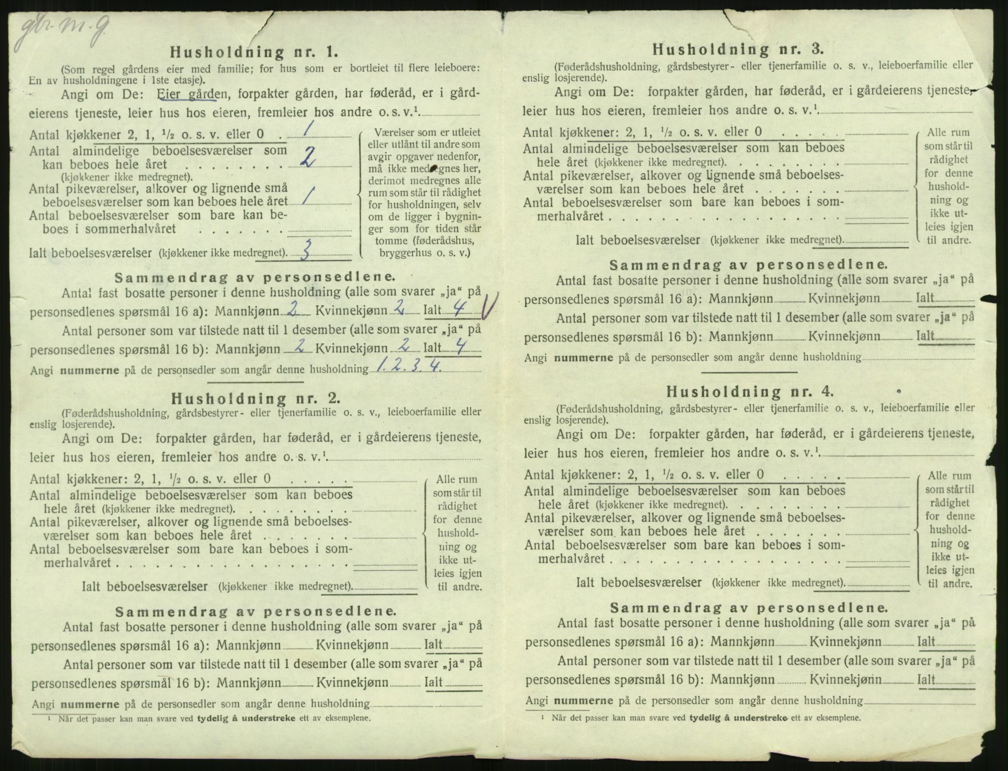 SAST, 1920 census for Suldal, 1920, p. 693