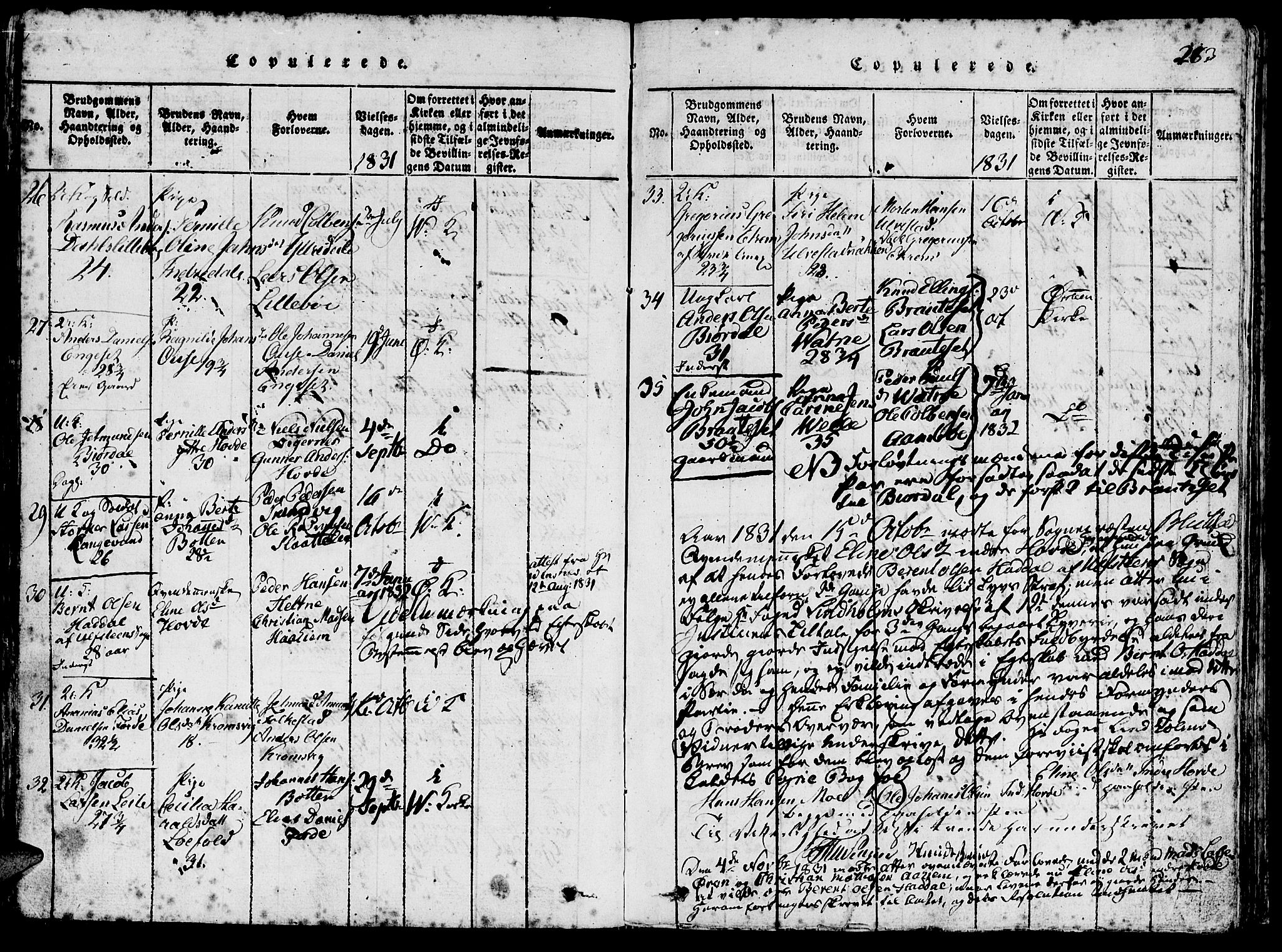 Ministerialprotokoller, klokkerbøker og fødselsregistre - Møre og Romsdal, SAT/A-1454/511/L0138: Parish register (official) no. 511A05, 1817-1832, p. 213