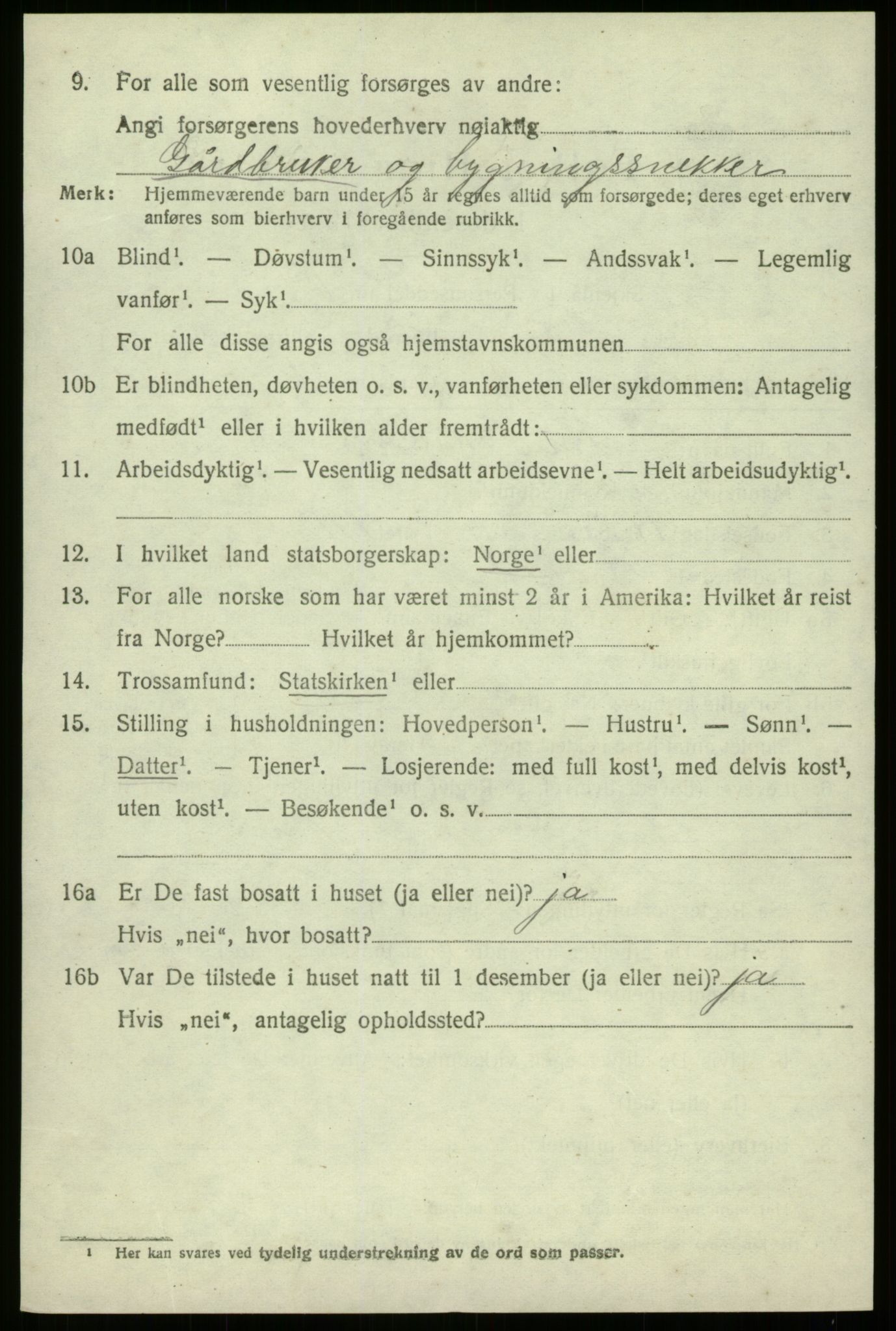 SAB, 1920 census for Eid, 1920, p. 3483