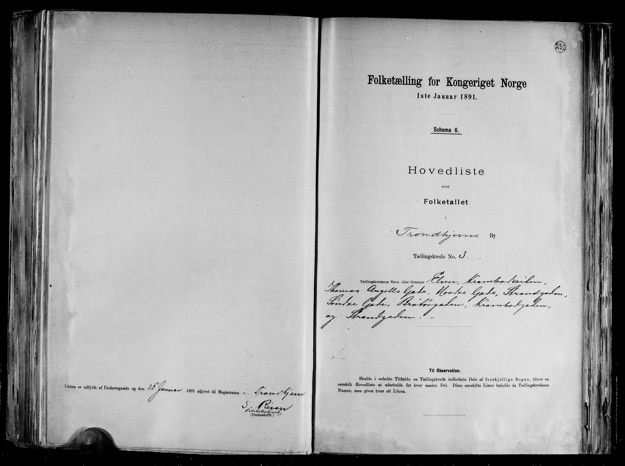 RA, 1891 census for 1601 Trondheim, 1891, p. 13