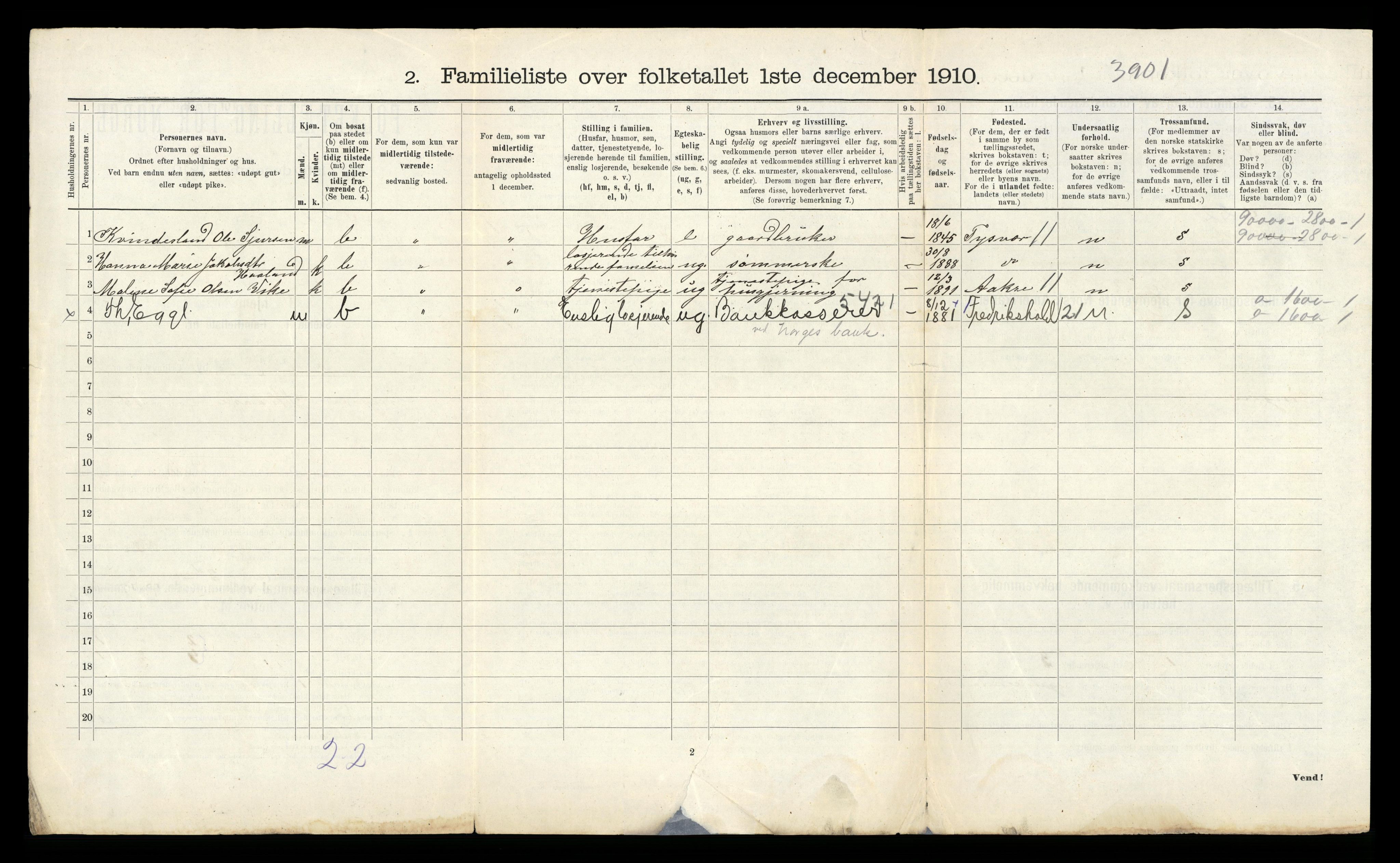 RA, 1910 census for Haugesund, 1910, p. 817