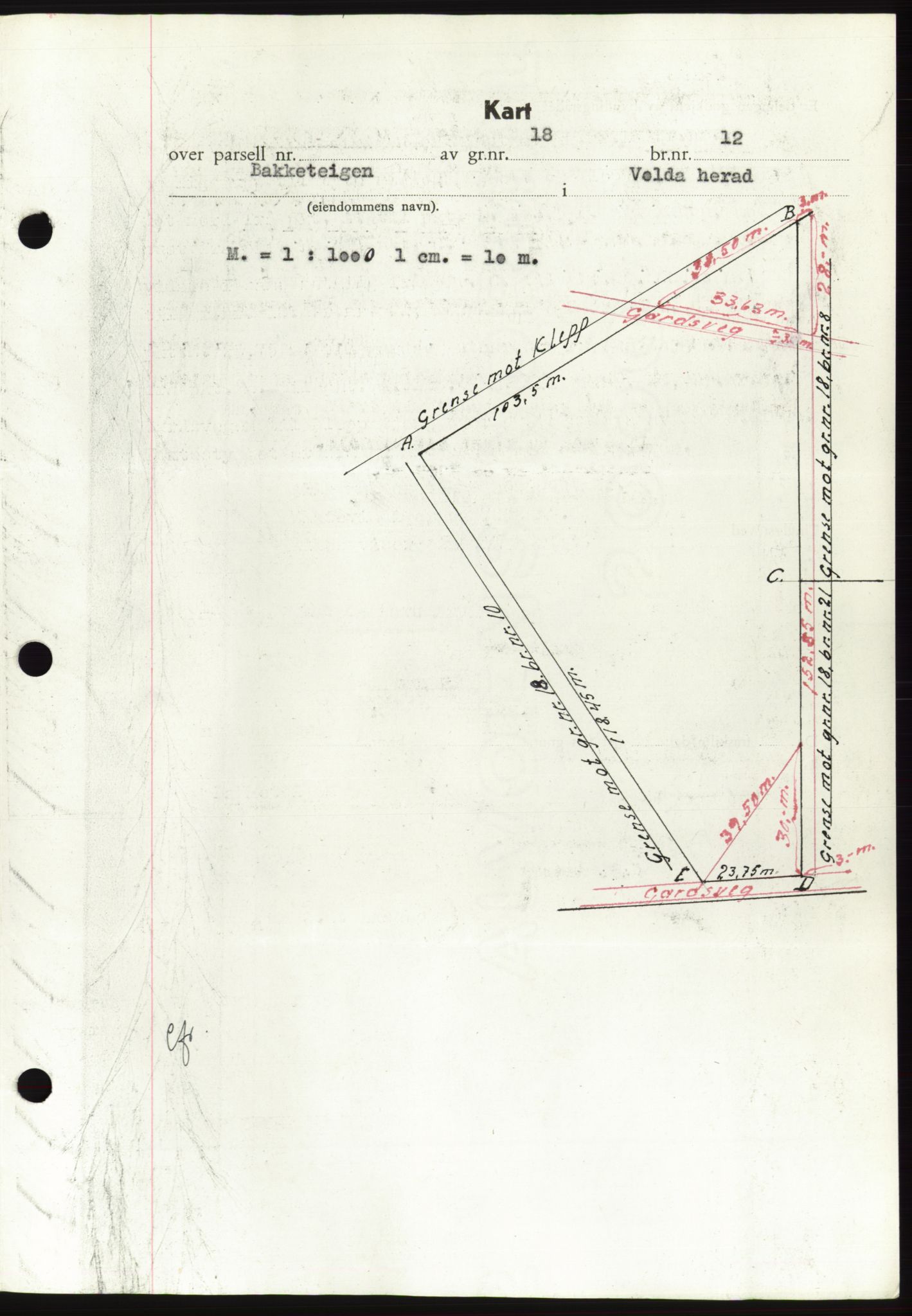 Søre Sunnmøre sorenskriveri, AV/SAT-A-4122/1/2/2C/L0077: Mortgage book no. 3A, 1945-1946, Diary no: : 51/1946