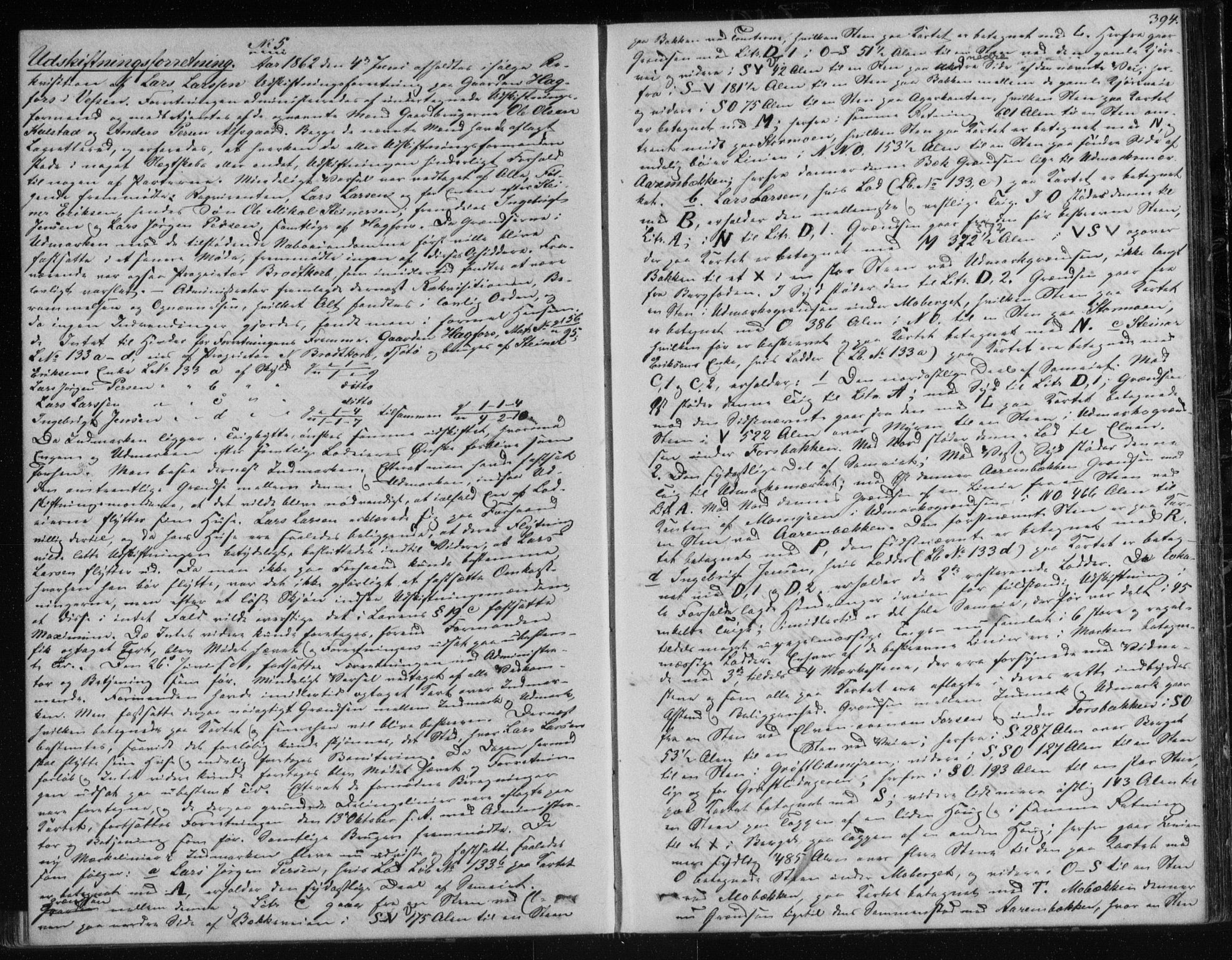 Søndre Helgeland sorenskriveri, AV/SAT-A-4575/1/2/2C/L0001: Mortgage book no. 12, 1860-1864, p. 394